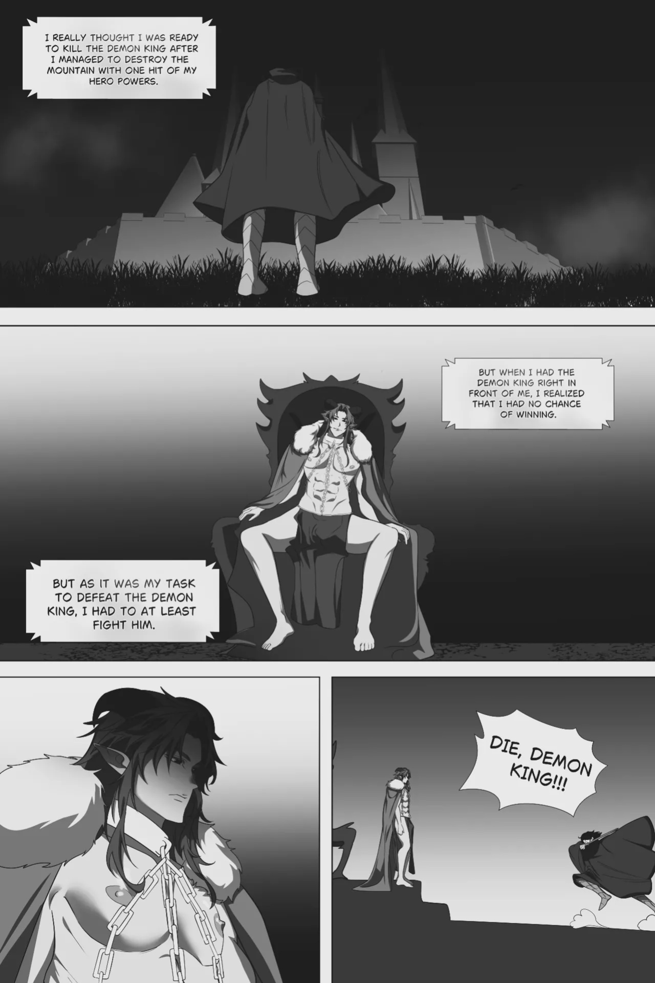{RedMoonFox] The Demon King's Hero-Pet CH 1-1 . CH1-2 (Tilu)