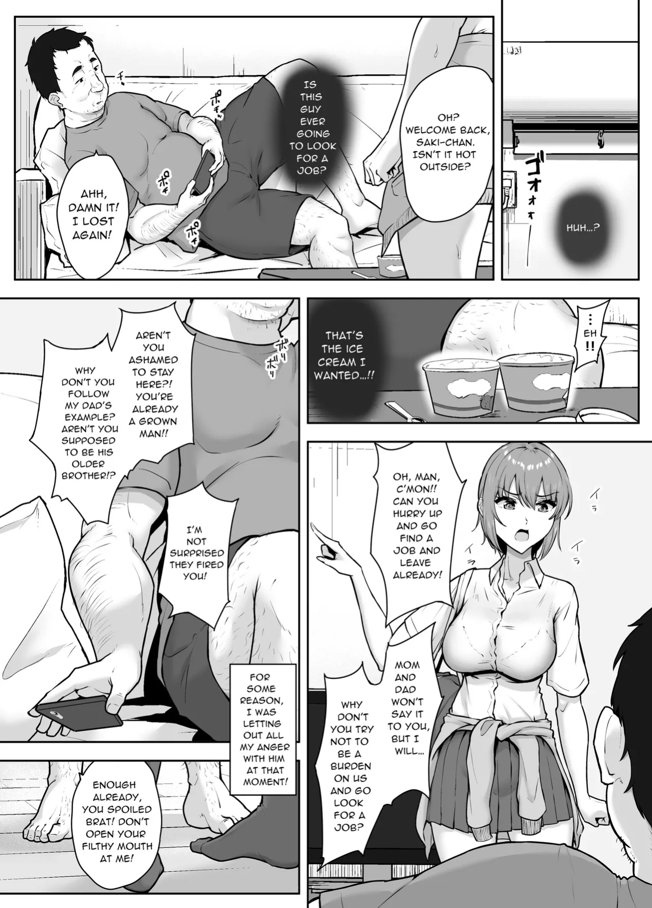 [Mocchimochiya (caruta)] Musaborareru Meiana | Devouring My Niece's Hole
