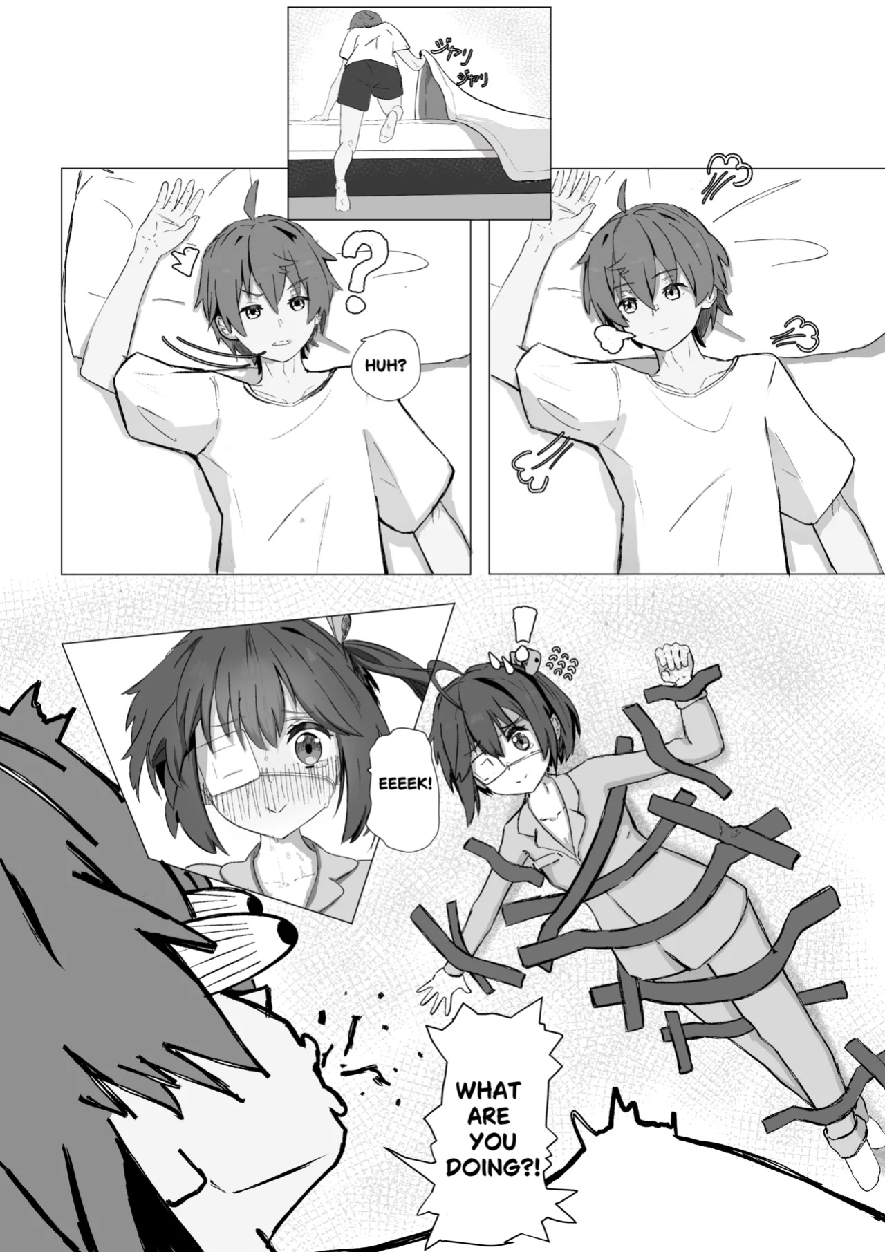 Rikka's surprise attack