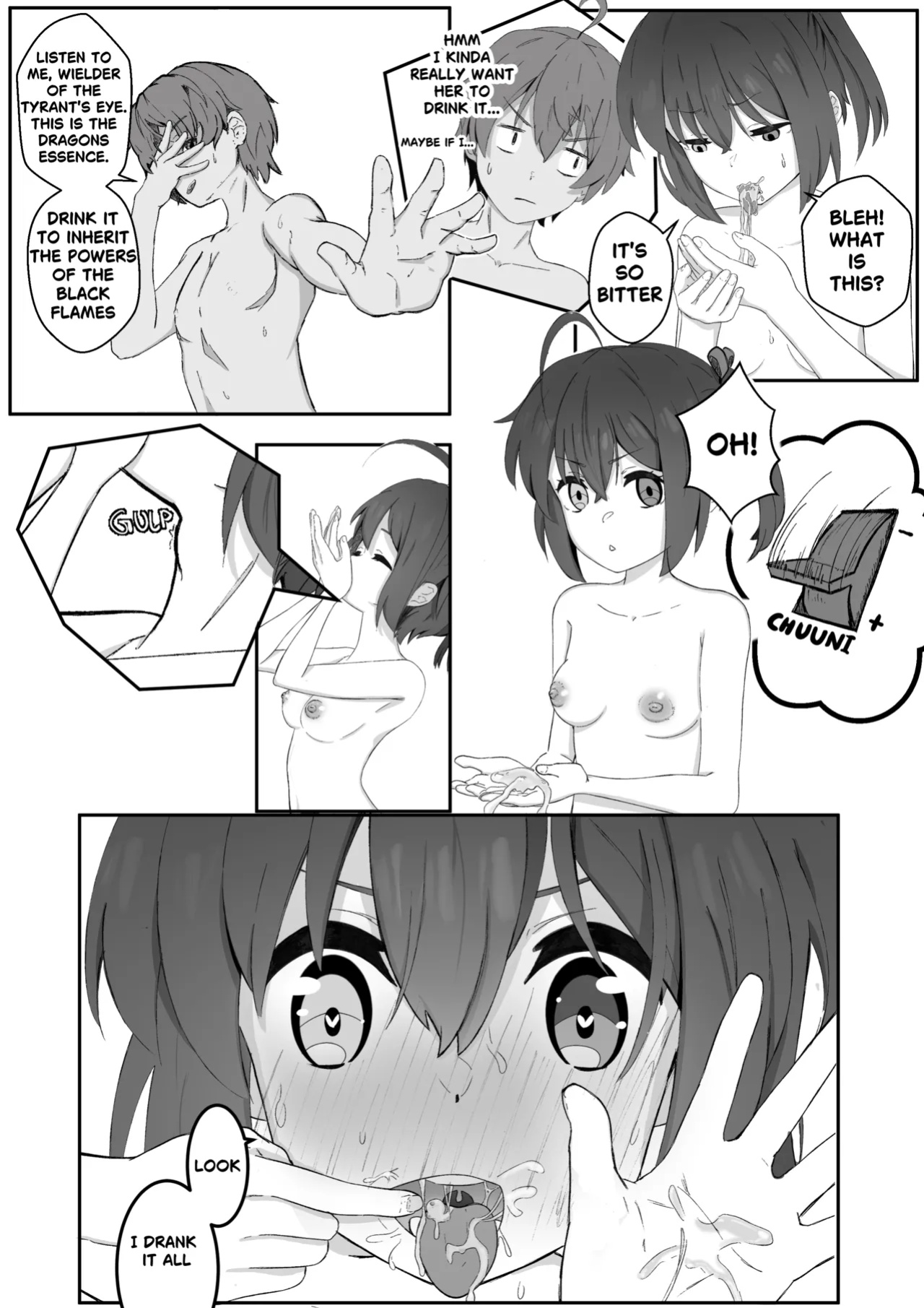 Rikka's surprise attack