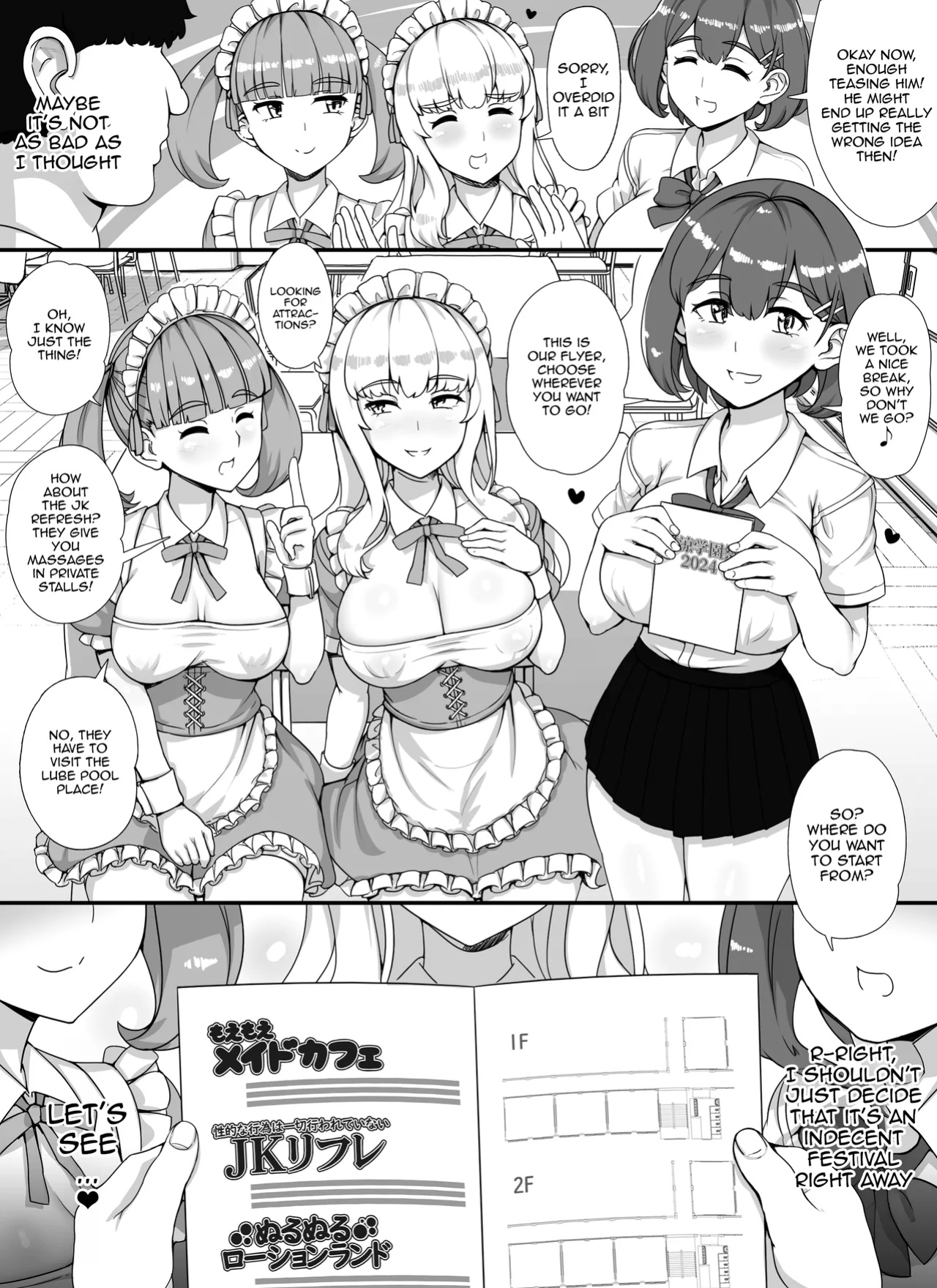 [nounanka (Abubu)] Fuuzoku Gakuensai e Youkoso! - Ichinichime / Welcome To The Brothel School Festival! ~ First Day