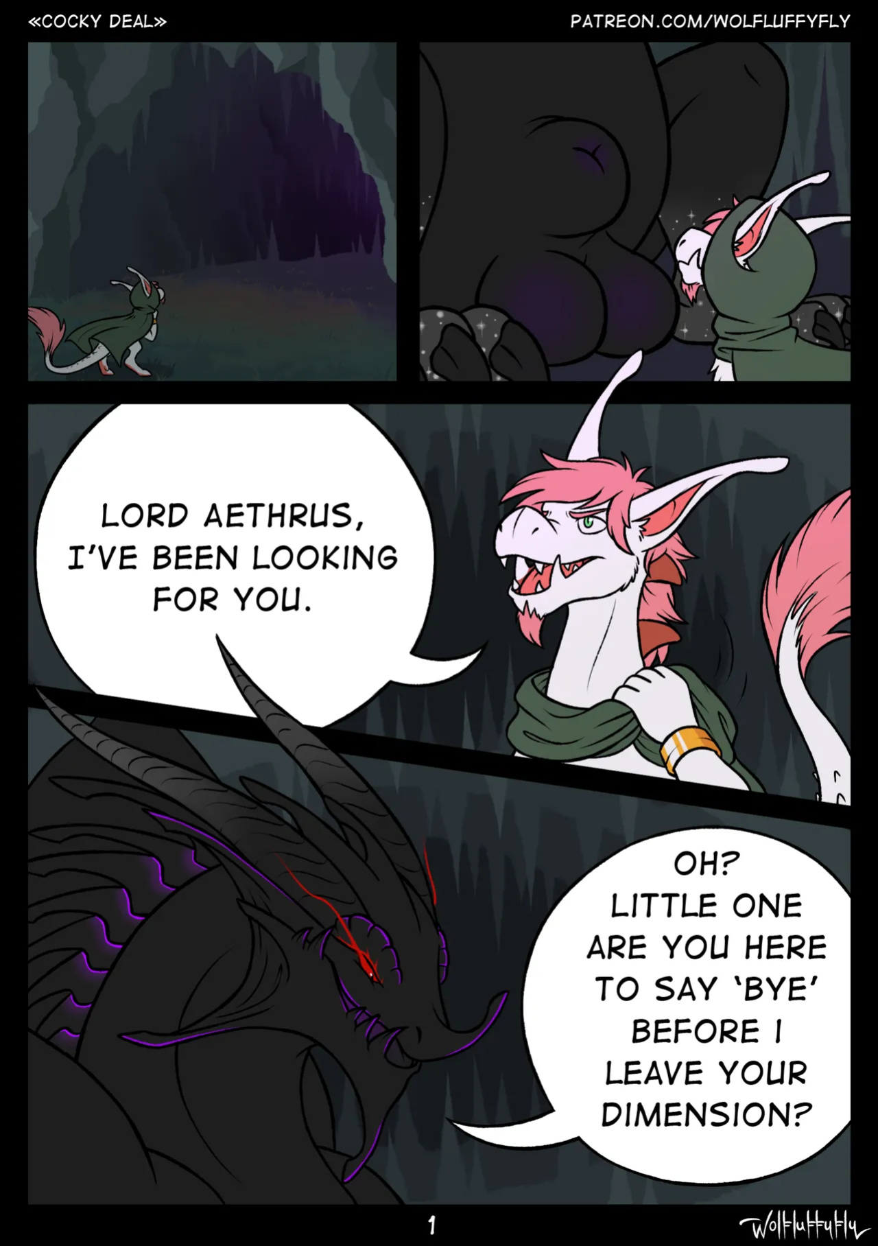 [Wolfluffyfly] Cocky Deal