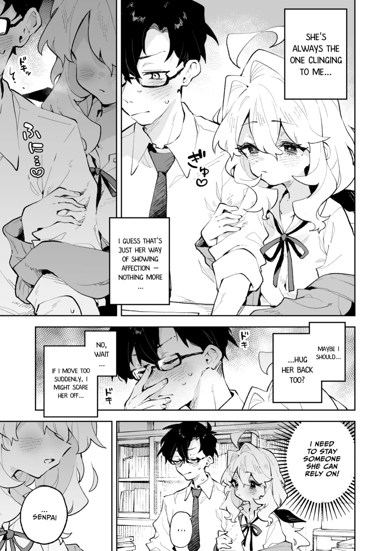 [Rimu Chanchi (Uni Cream Korokke)] Senpai no Kakkoii Oshasei Misete kudasai | Senpai, please show me your coolest orgasm [COHQ]