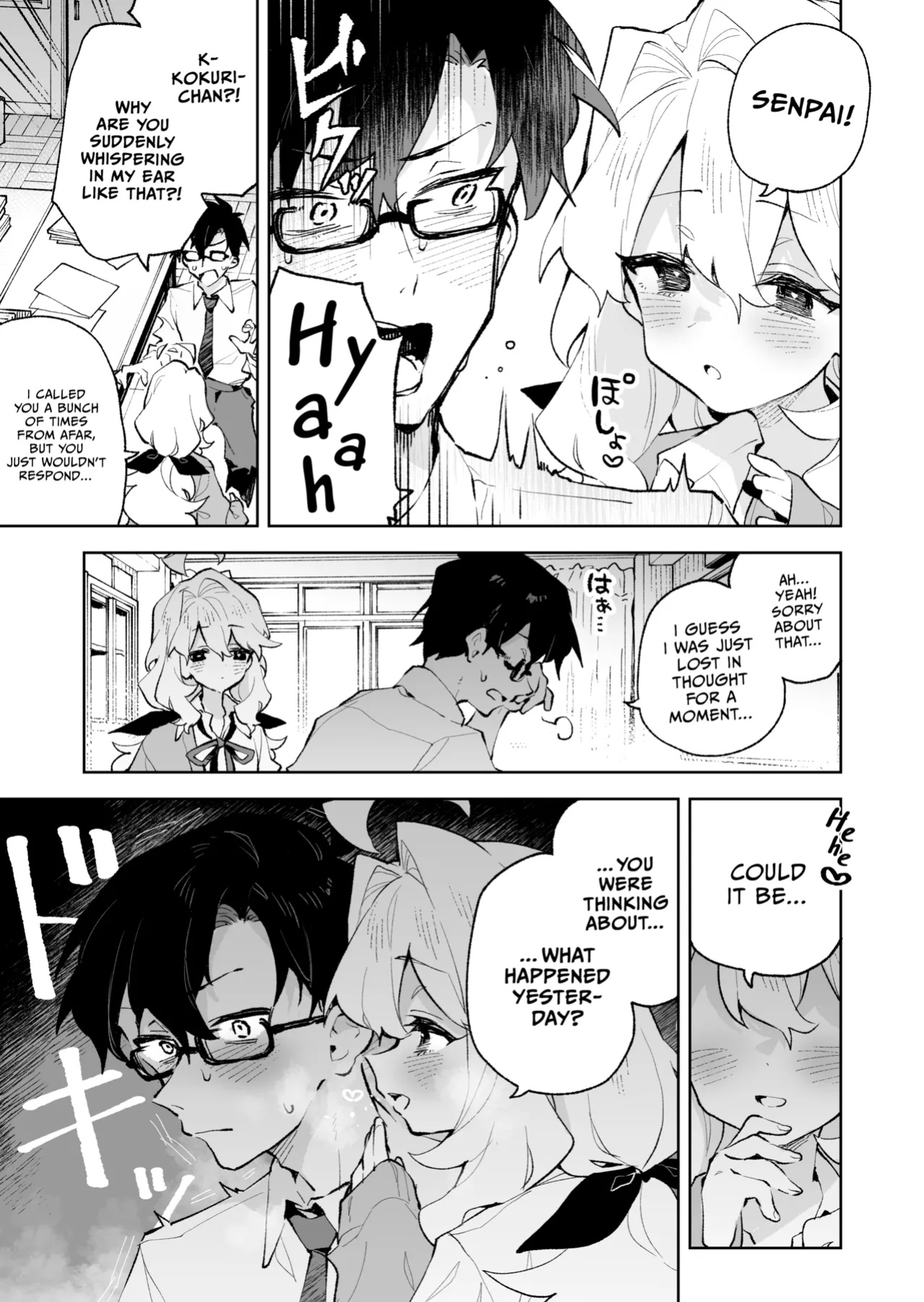 [Rimu Chanchi (Uni Cream Korokke)] Senpai no Kakkoii Oshasei Misete kudasai | Senpai, please show me your coolest orgasm [COHQ]