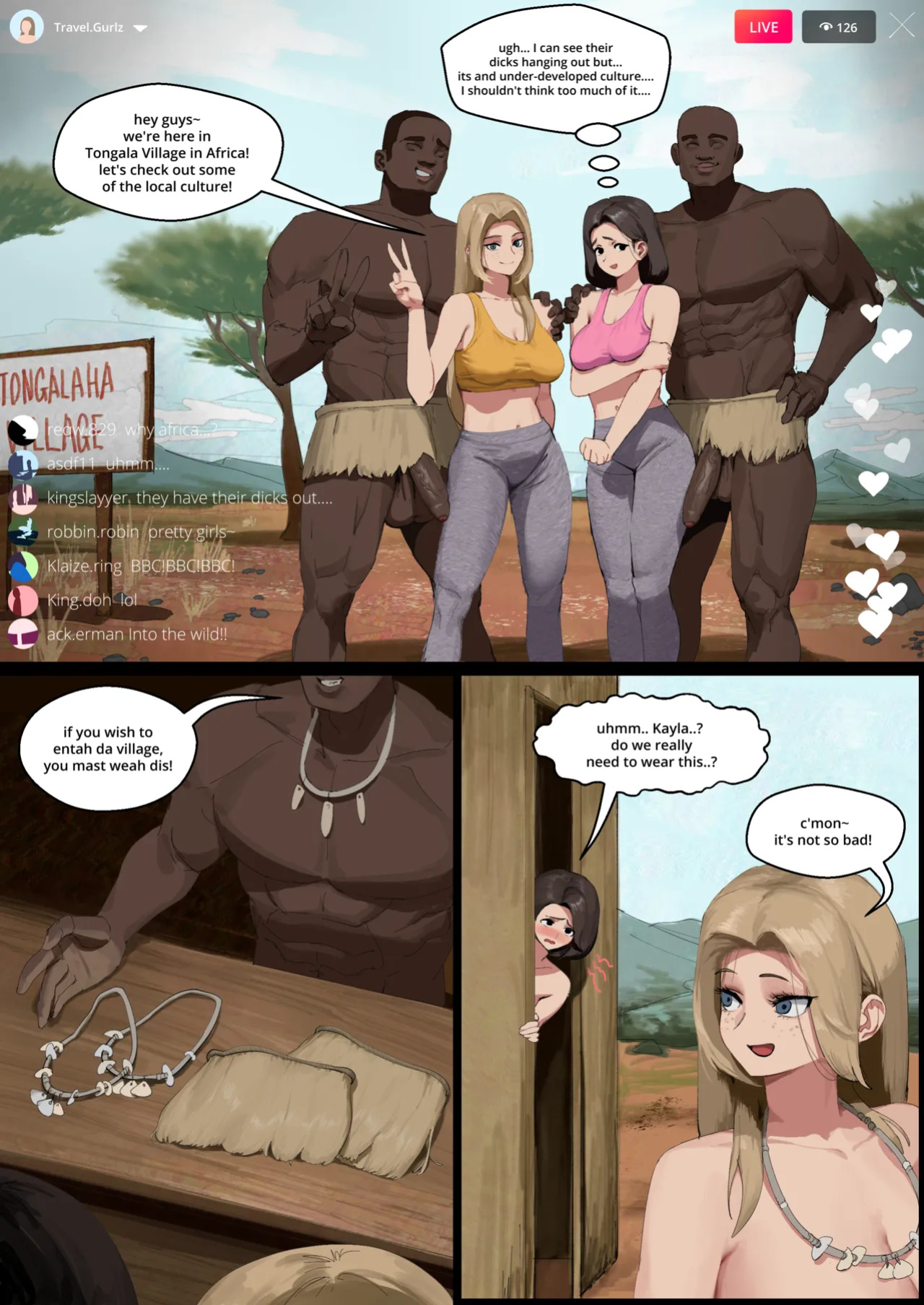[wjs07] TravelGurlz remake - Africa (Uncensored + Textless)