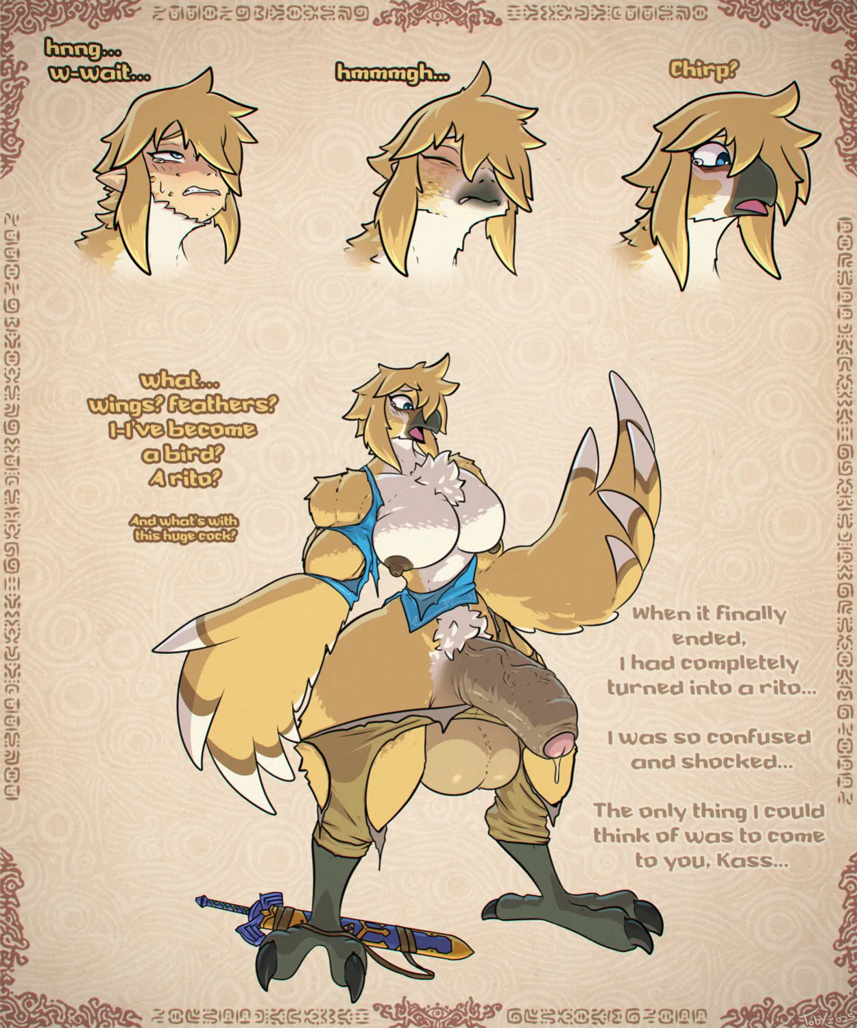 (Toby Art )Link gets birbed