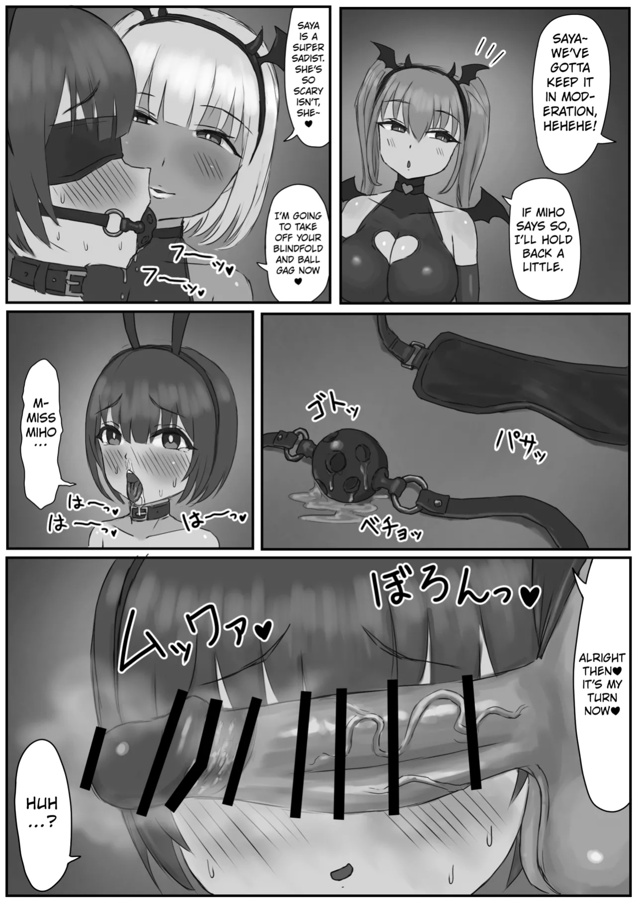[Kousaten] Bunny Josou Danshi ga Succubus Cos no Futanari-tachi ni Mazo Onaho ni Sarechau Hanashi [Kuraudo]