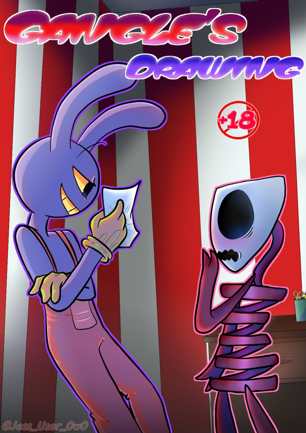 [Jess_User_OwO] Gangle's Drawing (The Amazing Digital Circus)