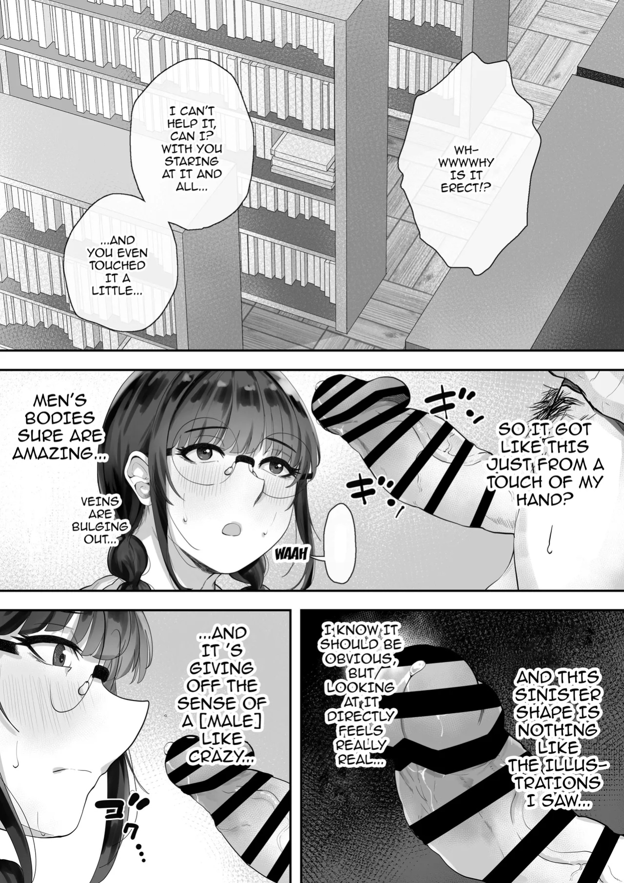[Trampolines] Kyonyuu no Tosho Iinchou wa Ecchi na Koto ni Kyoumi Shinshin | The Busty Library Committee President Is Very Interested In Lewd Stuff