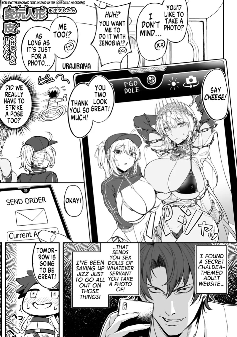 [Dschinghis Khan no Tamanegi wa Ore no Yome (Jiraiya)] How Master Received Skins Instead of Sex Dolls He Ordered (TSFGO Tasha-kei TSF Anthology) [GTF]