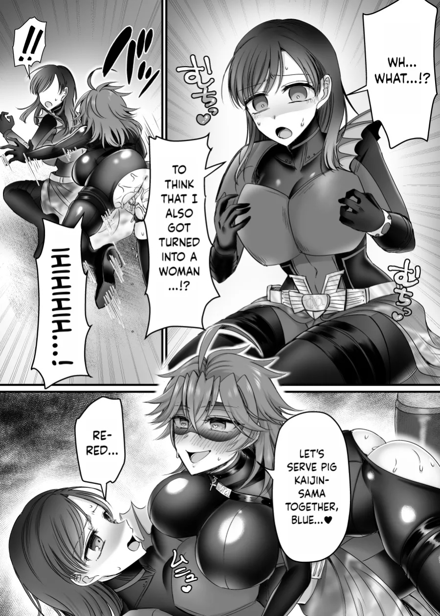 [Amaia Okashi Seisakusho (Moegi Oji-san)] Saber Red ~Seigi no Zako Onna Sentouin Hero~ | Saber Red ~The Weakling Female Fighter Hero of Justice ~