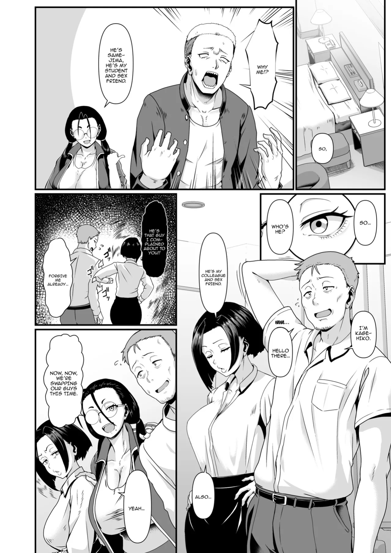 [Shiden Hiro] Yariman! (1) ~Yairi Mitsuko Sensei no Sei Katsu Shidou~ / Slut! (2) ~ Yairi Mitsuko-sensei's Life Guidance ~