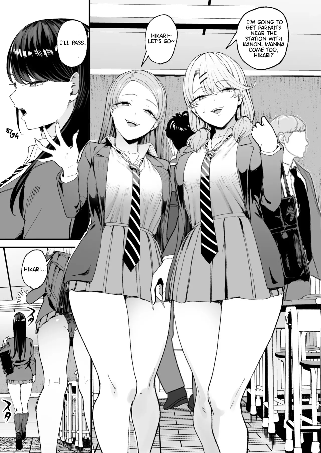 [Amagami Honpo (Manno)] Iribitari Gal ni Manko Tsukawasete Morau Hanashi 4 | The Gyaru I Hang Out with Lets Me Use Her Pussy 4 [Nipis Family]