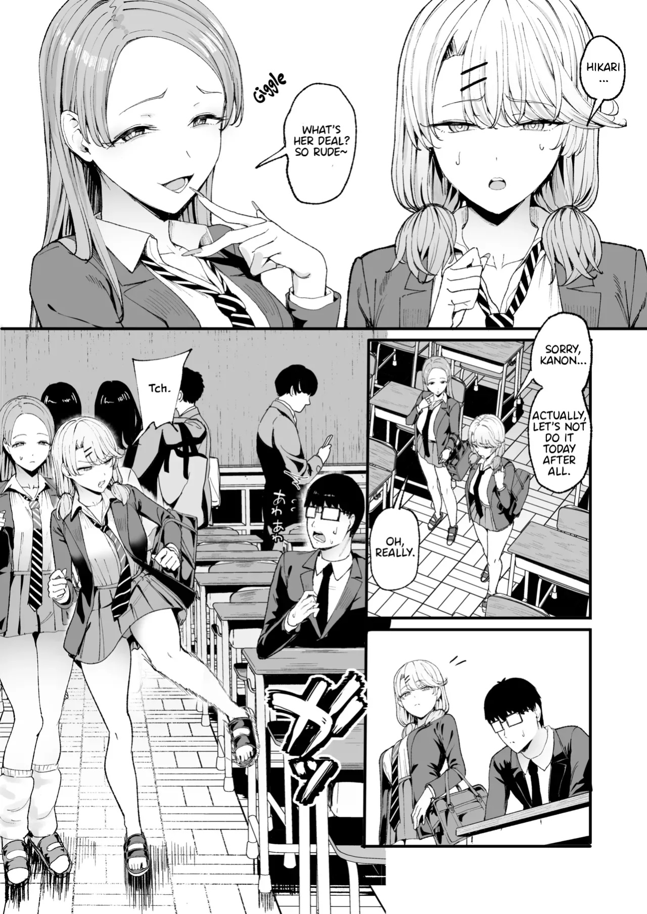 [Amagami Honpo (Manno)] Iribitari Gal ni Manko Tsukawasete Morau Hanashi 4 | The Gyaru I Hang Out with Lets Me Use Her Pussy 4 [Nipis Family]