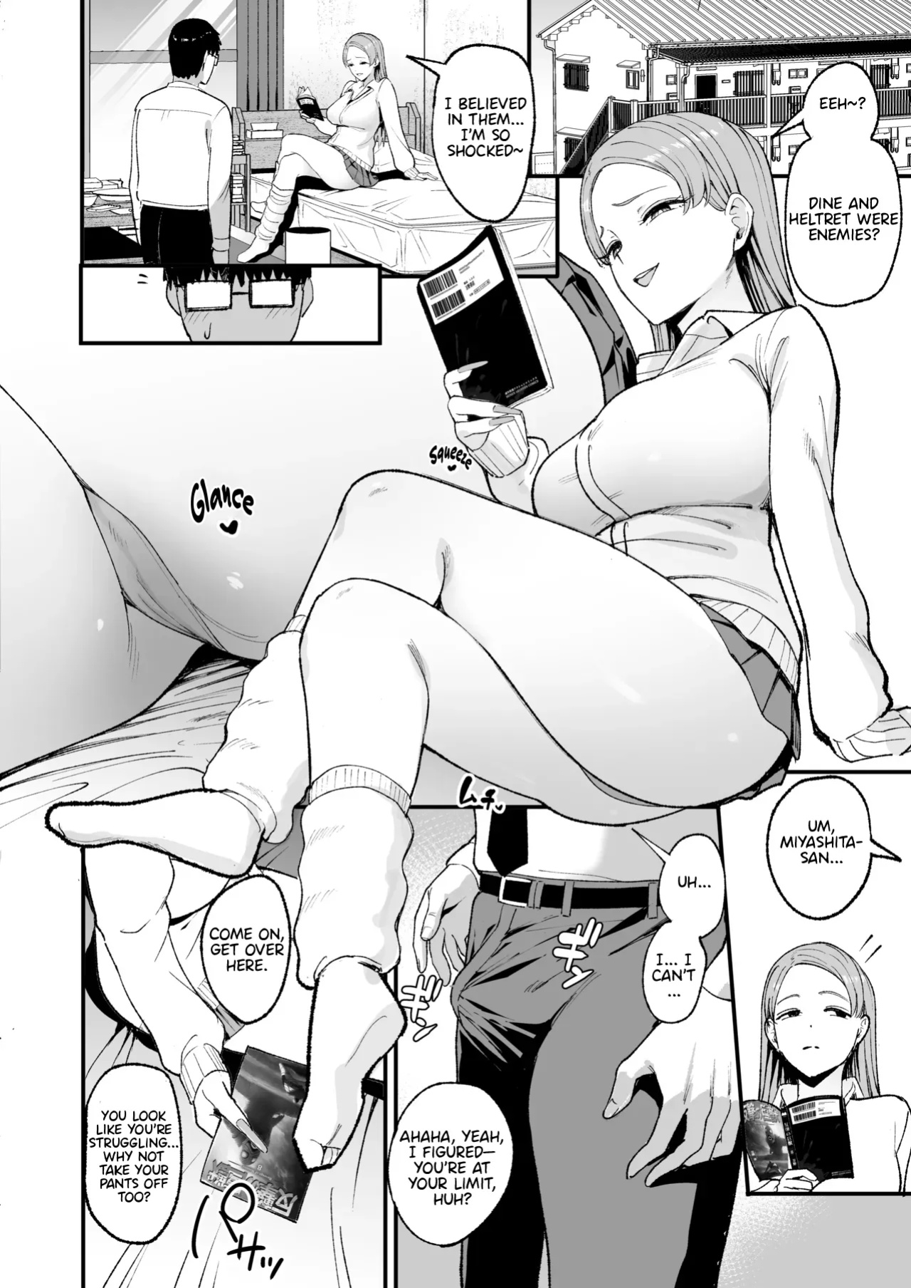 [Amagami Honpo (Manno)] Iribitari Gal ni Manko Tsukawasete Morau Hanashi 4 | The Gyaru I Hang Out with Lets Me Use Her Pussy 4 [Nipis Family]