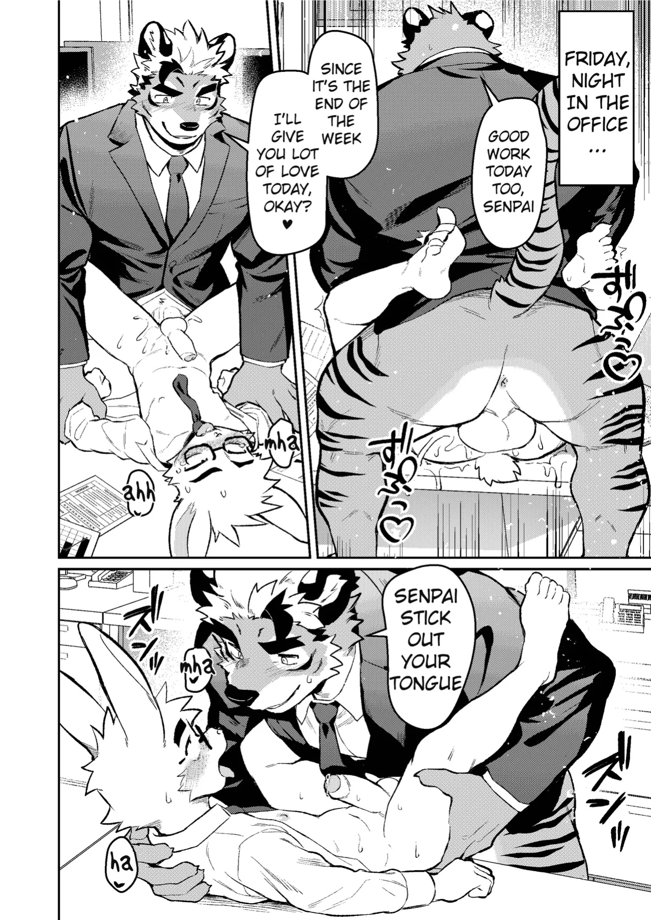 [HARD DROP (Mada Tarou)] Kyou mo Oshigoto Otsukaresama desu | Thanks for your hard work today, too [ENG]