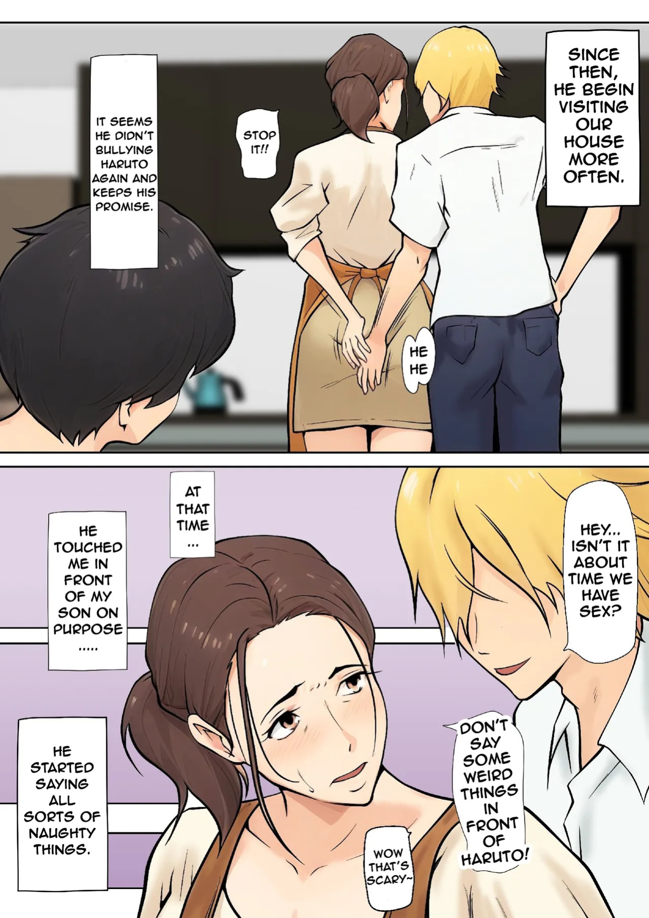 [Shimipan] PSEUDO ROMANCE WITH MY SON FRIEND [ENGLISH]
