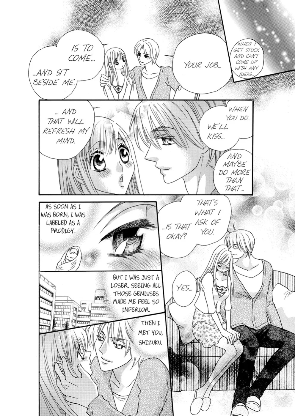 [Rio Fukuda] Kyousei § Idenshi Kouhai - Tensai no Kodane wo Harame! | Genetic Potential Chapters 1-4 (Complete)