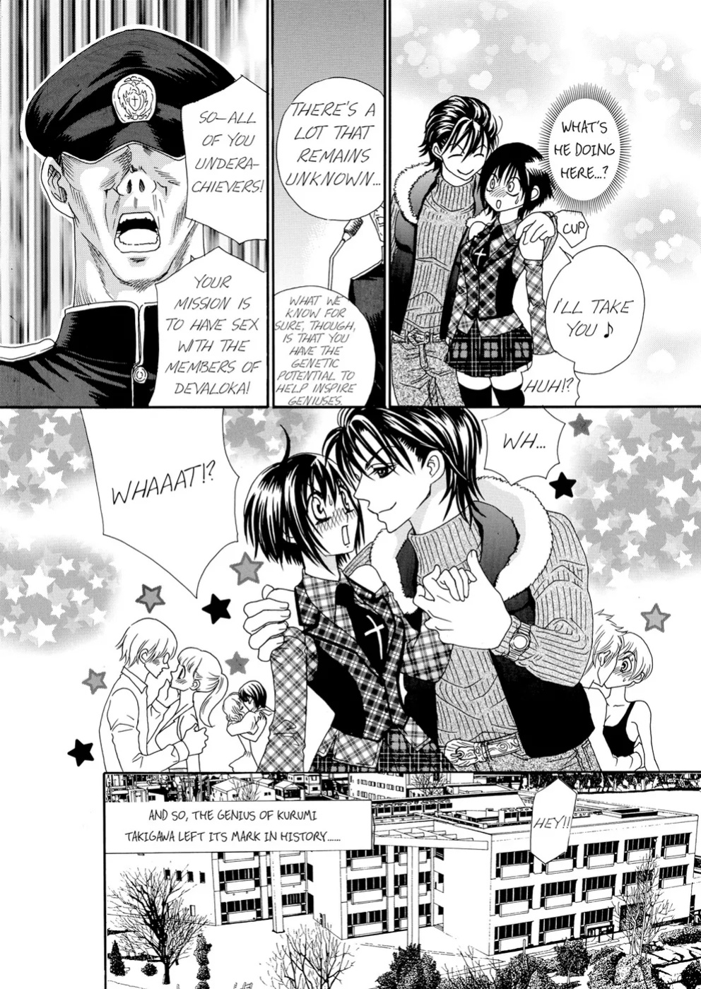 [Rio Fukuda] Kyousei § Idenshi Kouhai - Tensai no Kodane wo Harame! | Genetic Potential Chapters 1-4 (Complete)