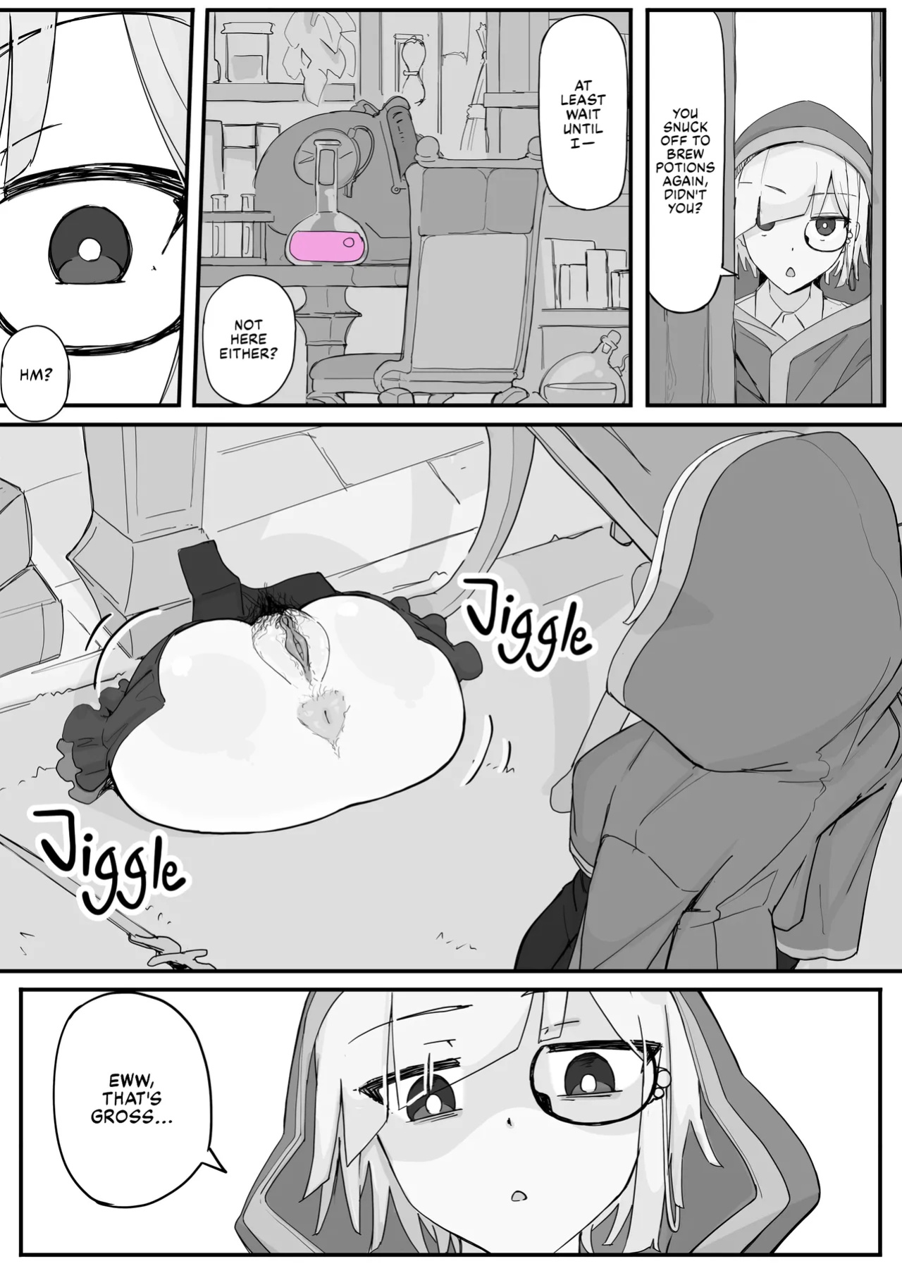 [Shirabe Shiki] Onaho ni Nareru Potion ① | Onahole Potion ① [Fap It Scans]