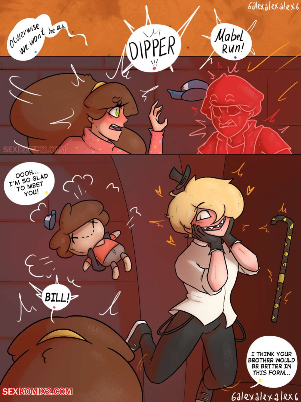 Gravity Falls. Weirdmageddon. 6alexalexalex6. sexkomix2.com