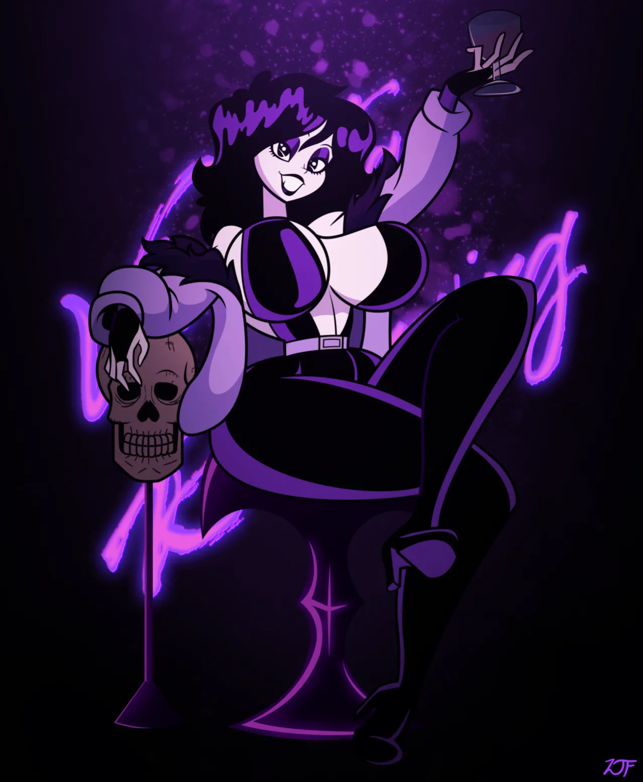 [RustySh4ckl3ford] Violetta Ravenwing (OC)