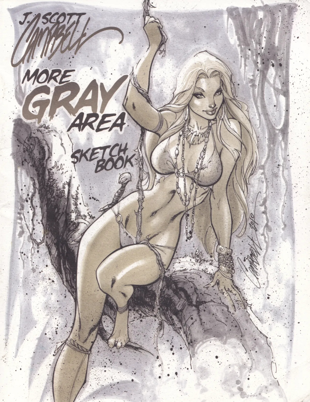 [J. Scott Campbell] More Gray Area Sketchbook