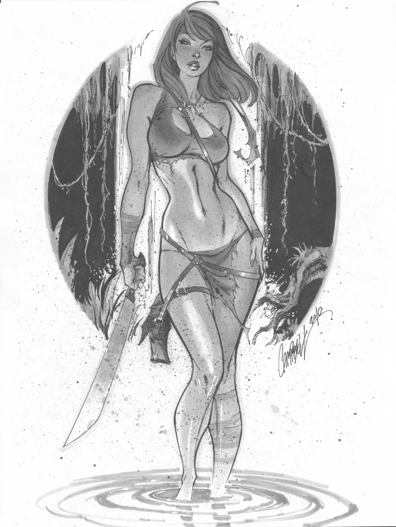 [J. Scott Campbell] More Gray Area Sketchbook