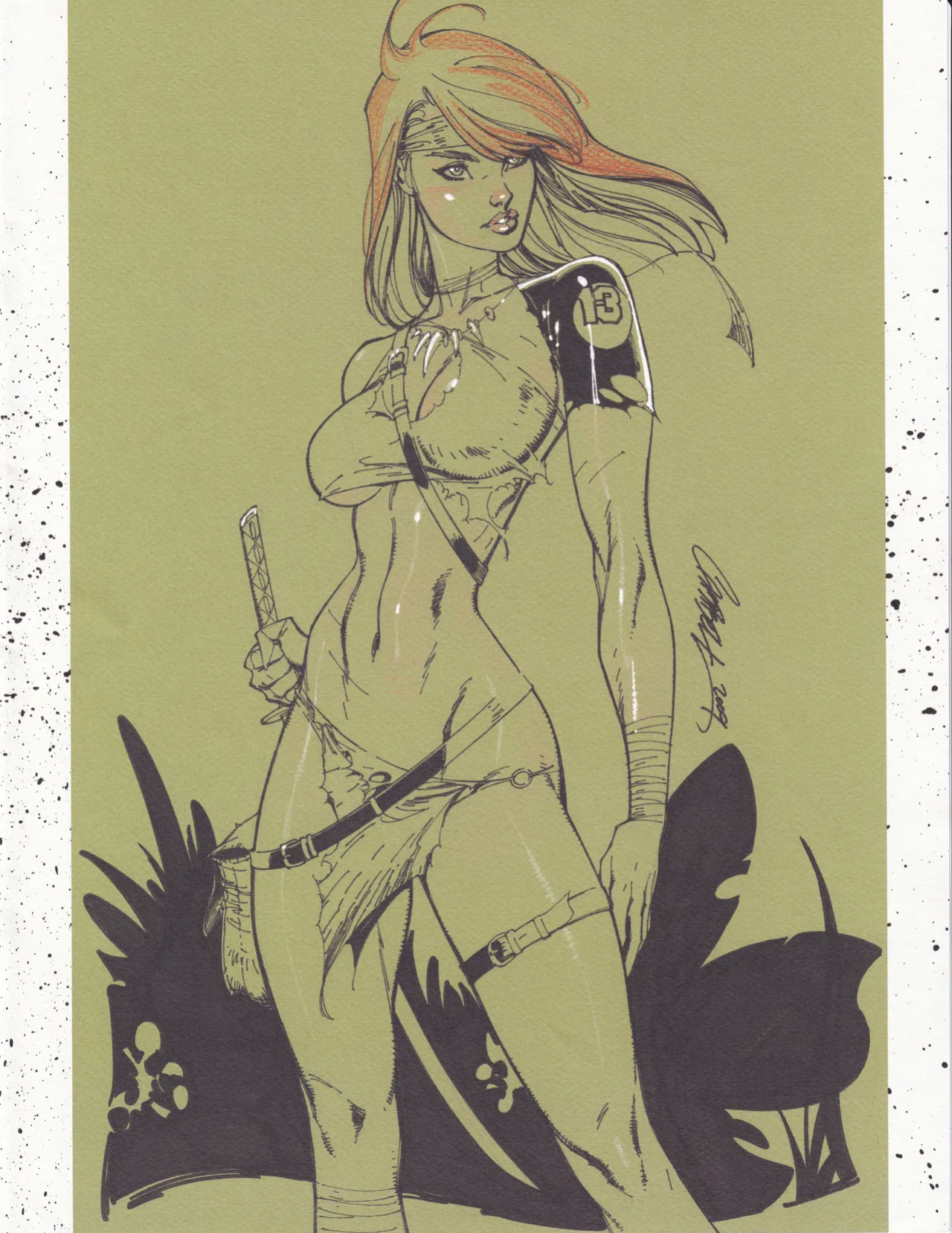 [J. Scott Campbell] More Gray Area Sketchbook