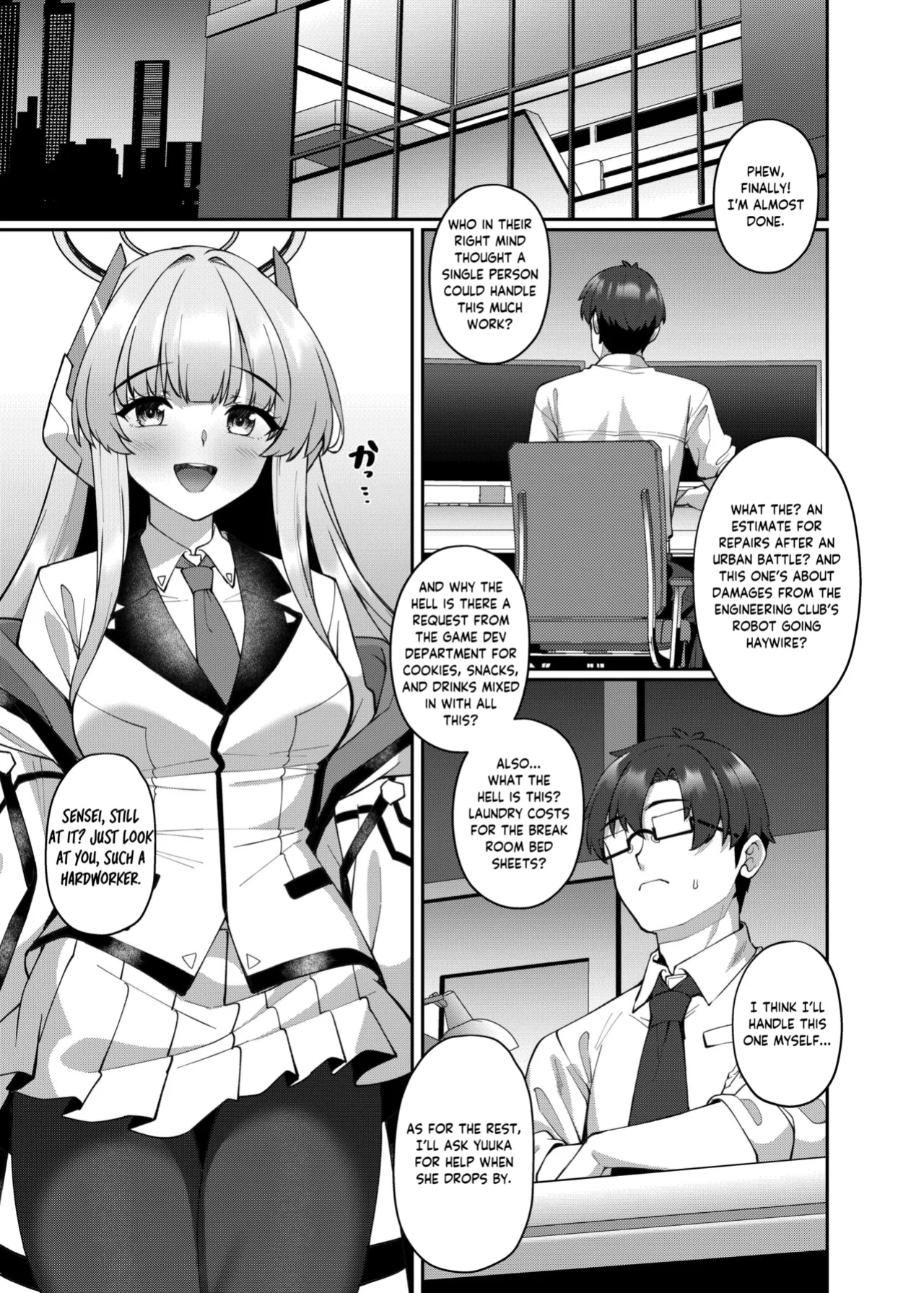 [Kuma no Ana (Shirokuma A)] Irresistible Seduction - How A Naughty Noa Reverse-NTR’d Me (Blue Archive) [Tea Party Scans]