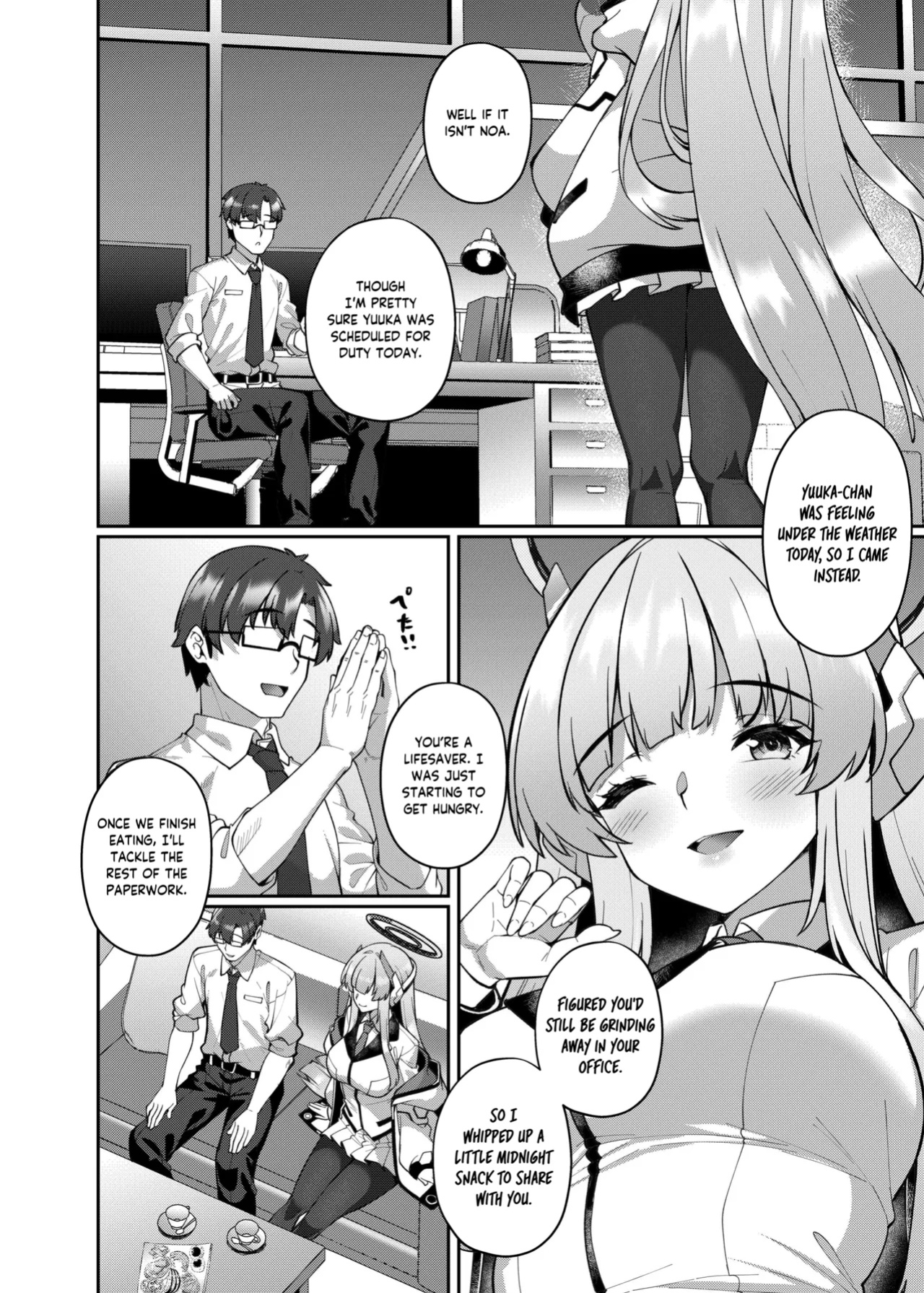 [Kuma no Ana (Shirokuma A)] Irresistible Seduction - How A Naughty Noa Reverse-NTR’d Me (Blue Archive) [Tea Party Scans]