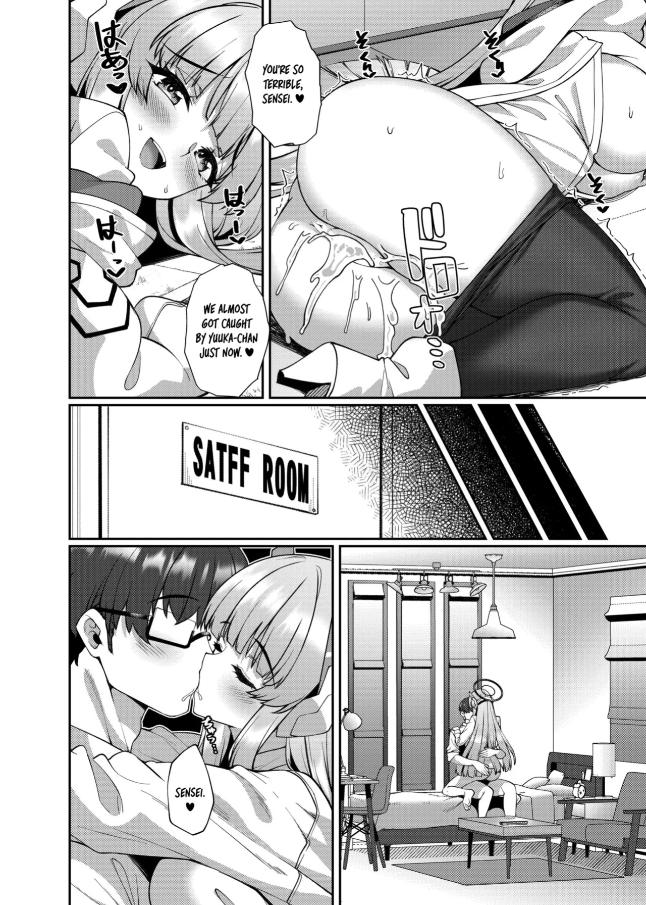[Kuma no Ana (Shirokuma A)] Irresistible Seduction - How A Naughty Noa Reverse-NTR’d Me (Blue Archive) [Tea Party Scans]