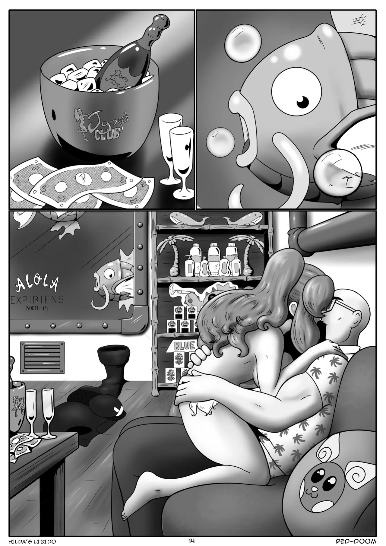 [Red-Doom] Hilda's Libido Ch. 1-3 (Pokemon)