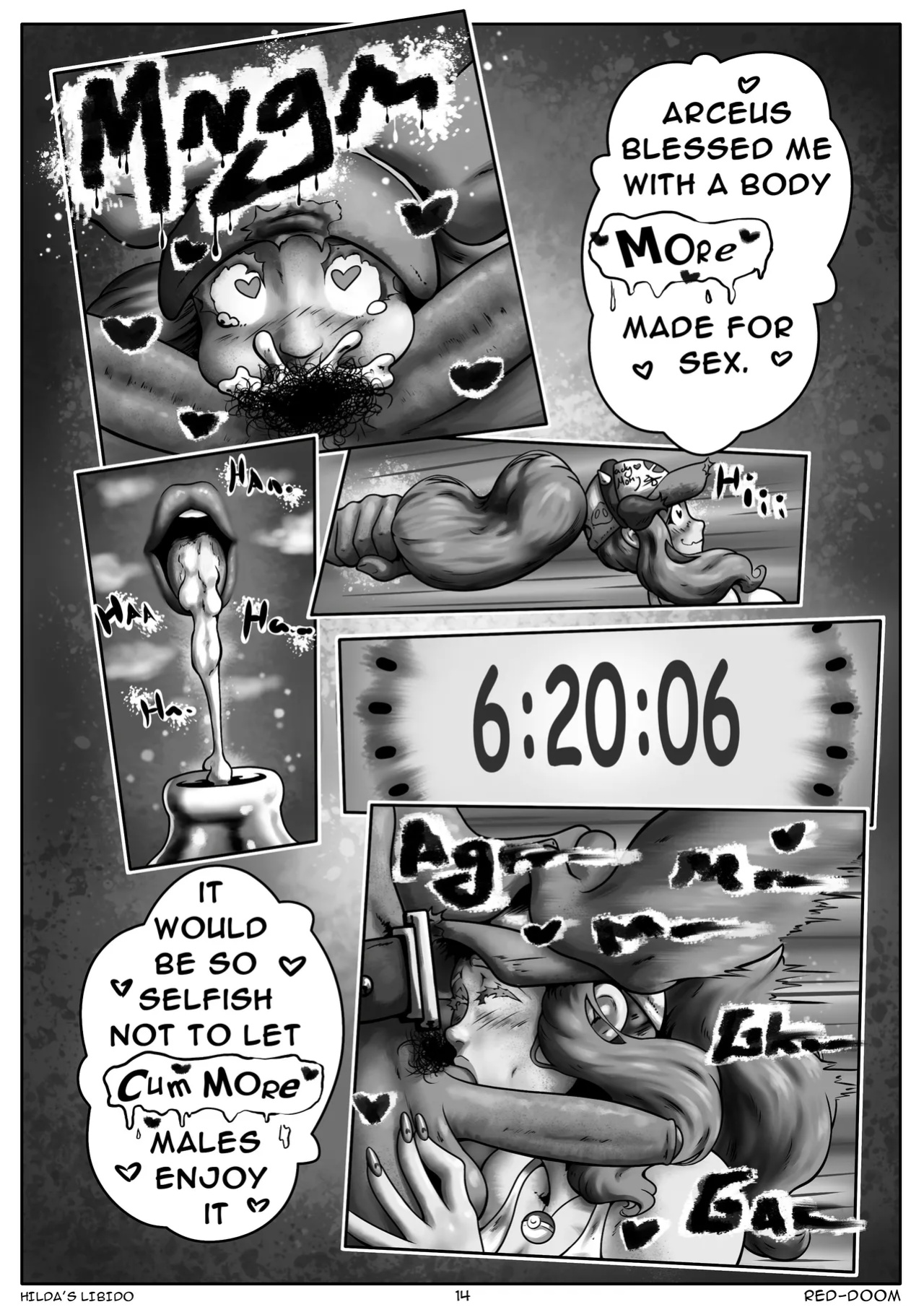 [Red-Doom] Hilda's Libido Ch. 1-3 (Pokemon)