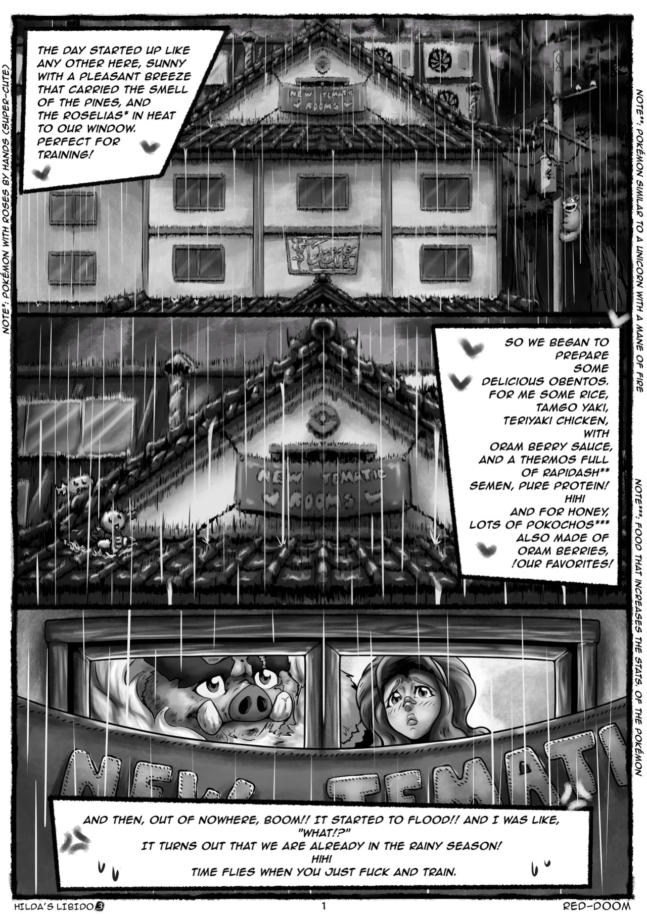 [Red-Doom] Hilda's Libido Ch. 1-3 (Pokemon)