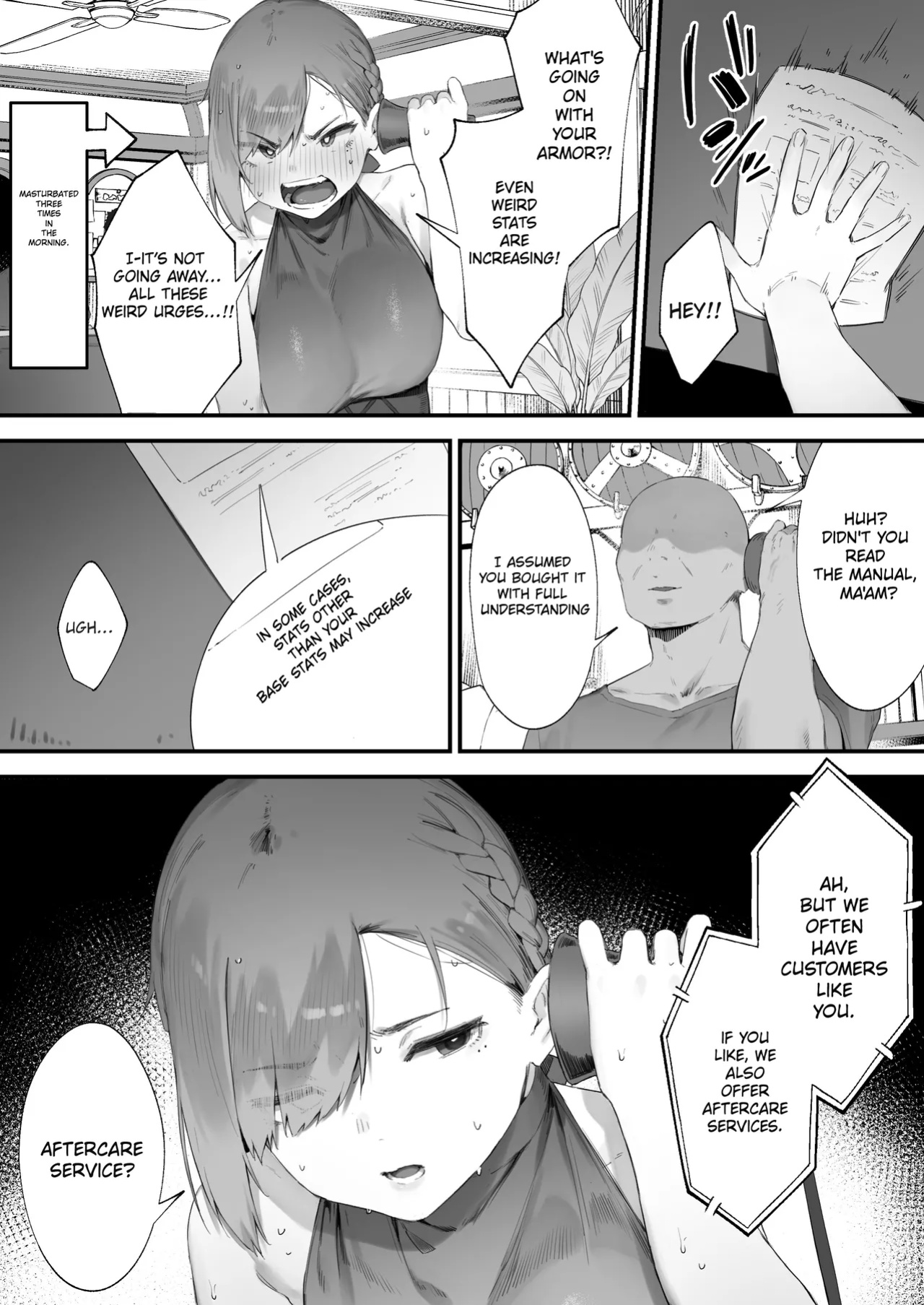 [Nigiri Usagi] Hen na Soubi no Sei de O◯nko Kowareteshimatta de wa Nai ka! [Incomplete]