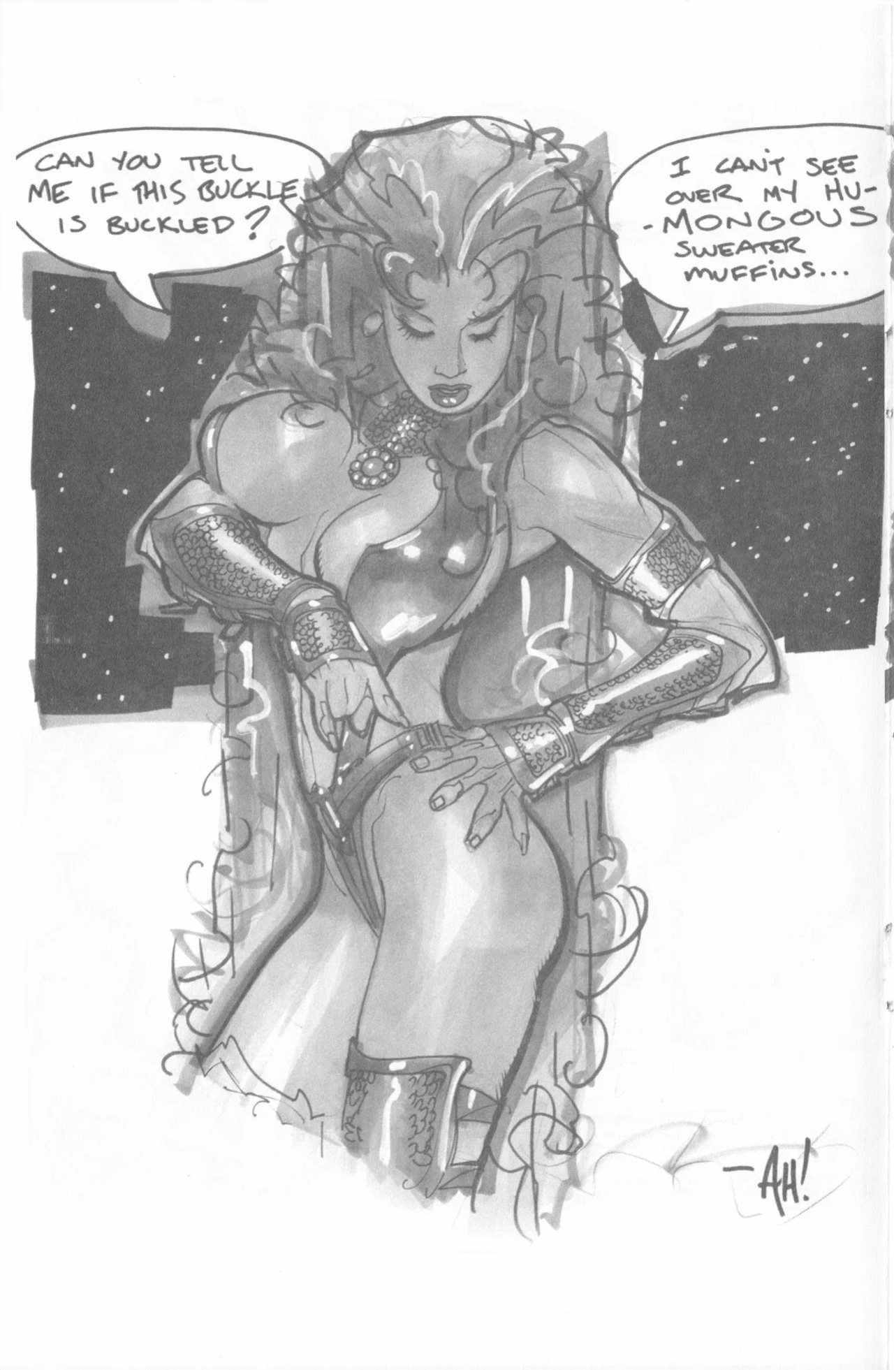 [Adam Hughes] The Details Are A Tad Sketchy