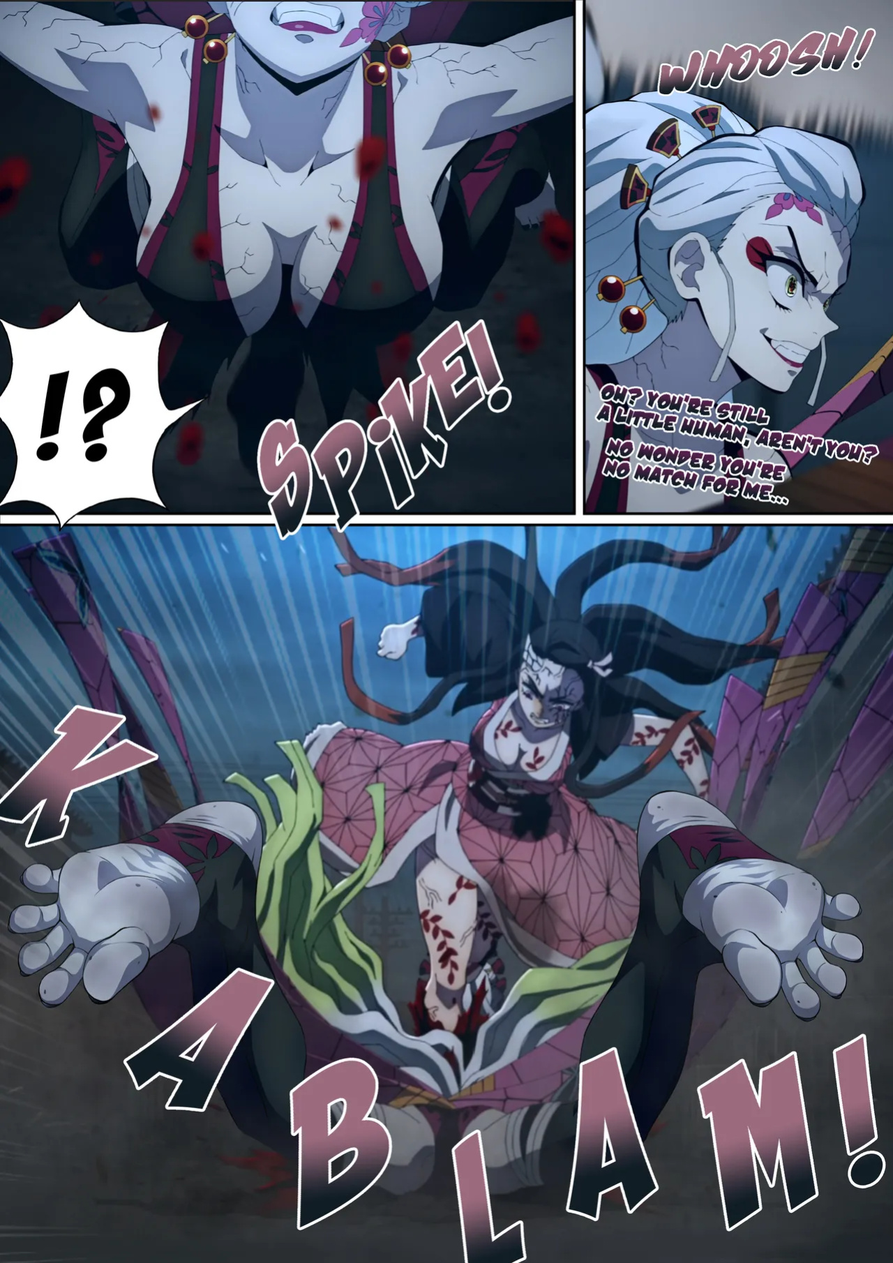 [FootCroft] [Kimetsu no Yaiba] Daki’s Blood Demon Art: Trample 堕姫の血鬼術・紅蓮践踏 (Part 1+Part 2)
