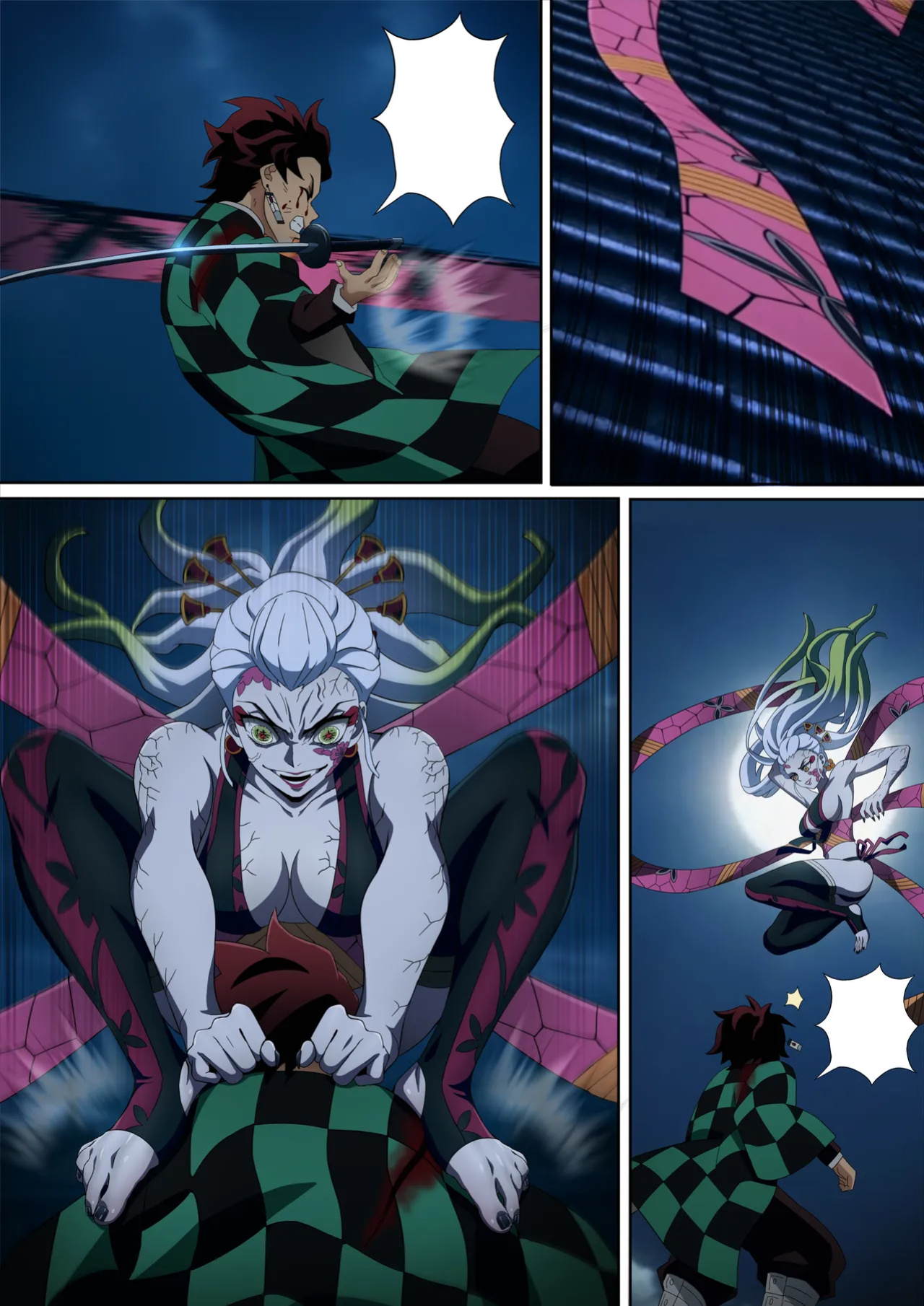 [FootCroft] [Kimetsu no Yaiba] Daki’s Blood Demon Art: Trample 堕姫の血鬼術・紅蓮践踏 (Part 1+Part 2)
