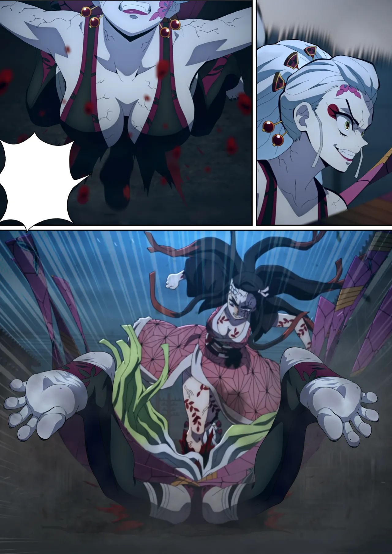 [FootCroft] [Kimetsu no Yaiba] Daki’s Blood Demon Art: Trample 堕姫の血鬼術・紅蓮践踏 (Part 1+Part 2)