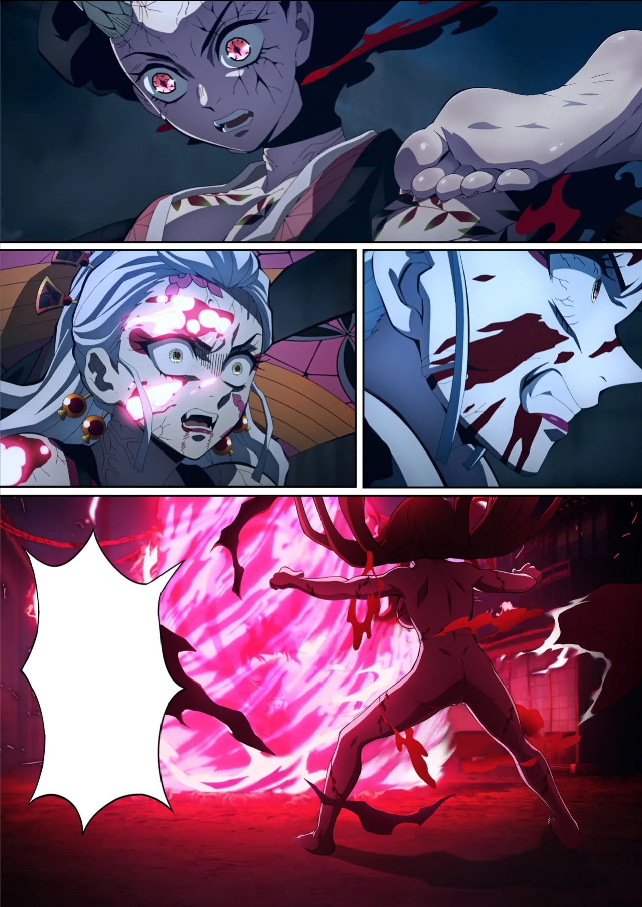 [FootCroft] [Kimetsu no Yaiba] Daki’s Blood Demon Art: Trample 堕姫の血鬼術・紅蓮践踏 (Part 1+Part 2)