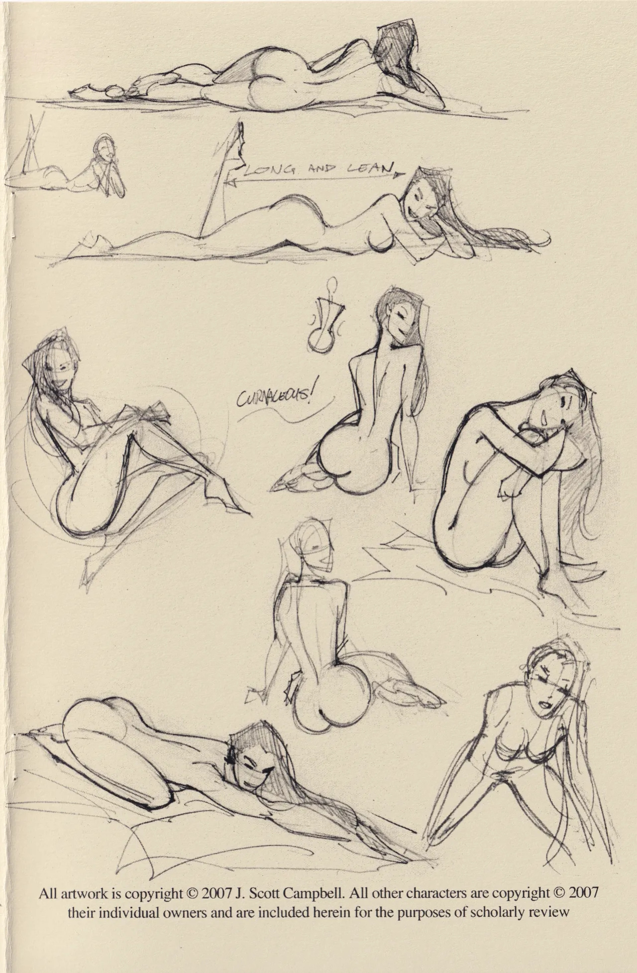 [J. Scott Campbell] 2007 Sketchbook