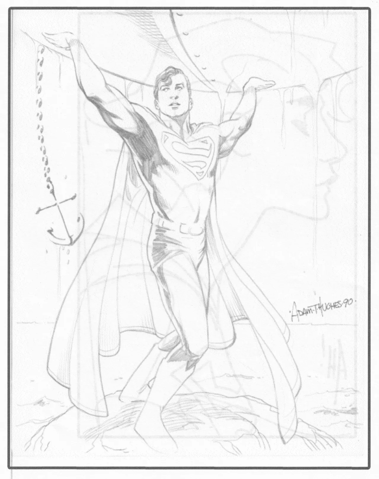[Adam Hughes] Legion Sketches