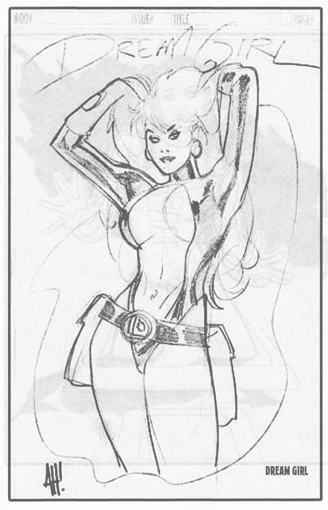 [Adam Hughes] Legion Sketches