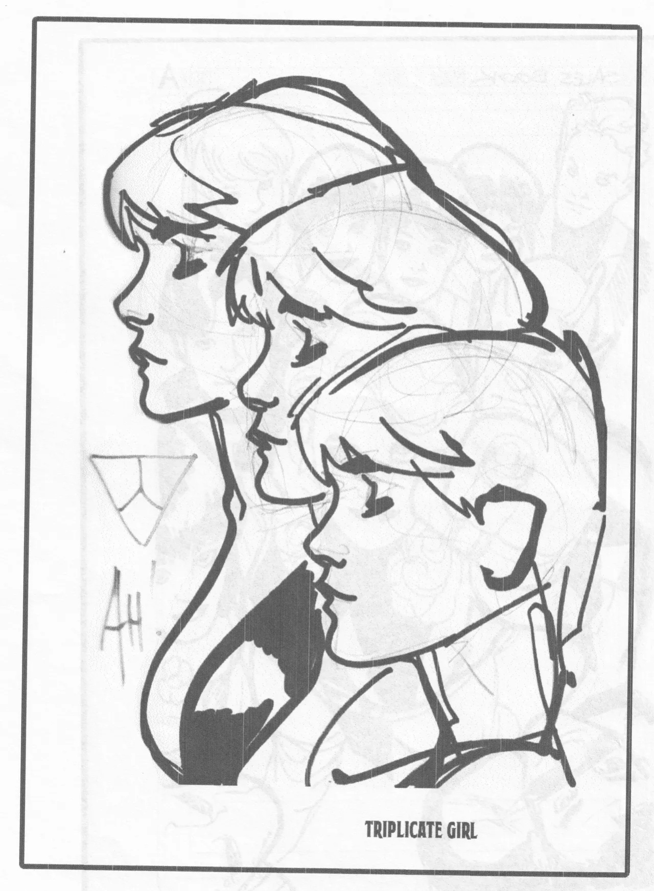 [Adam Hughes] Legion Sketches