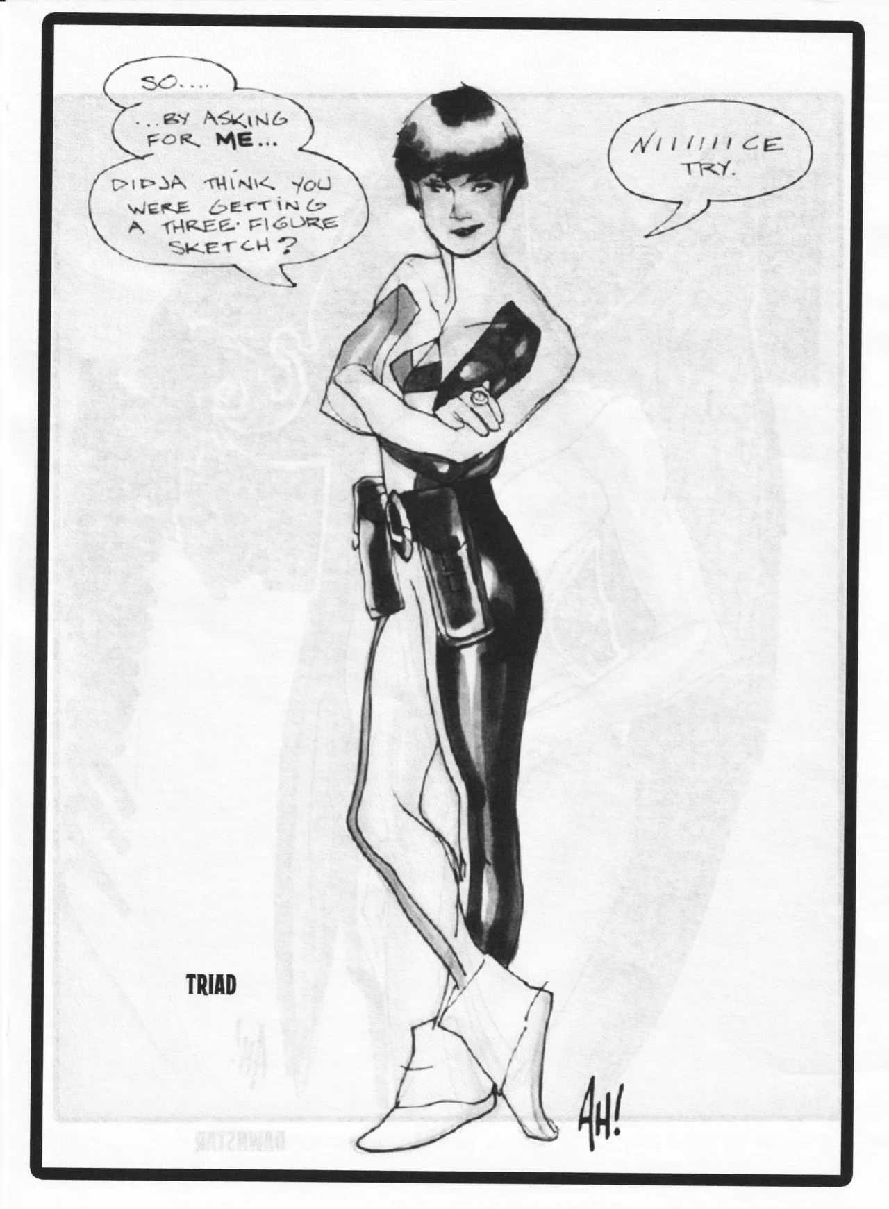 [Adam Hughes] Legion Sketches