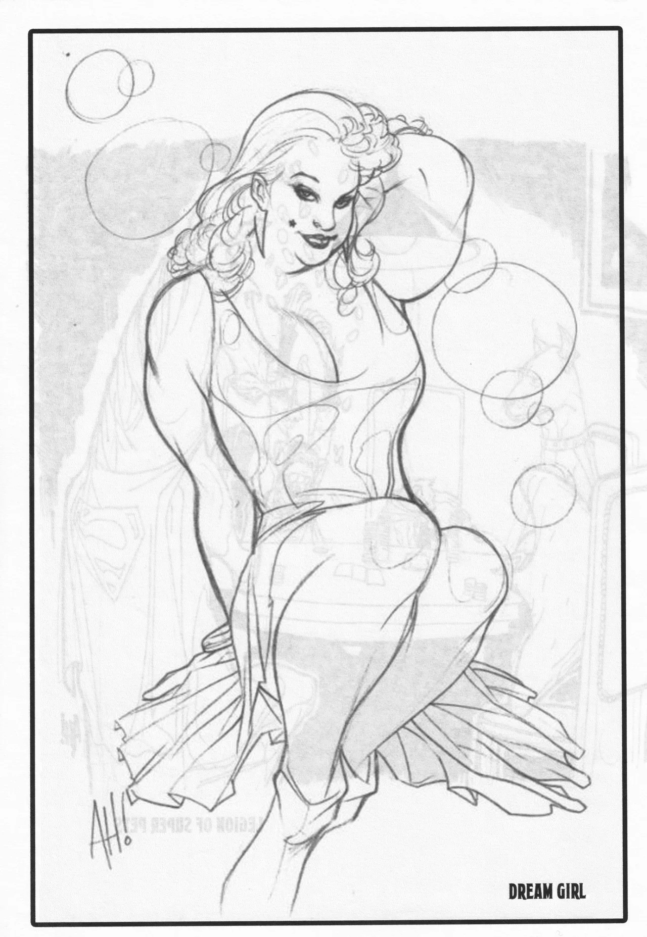 [Adam Hughes] Legion Sketches
