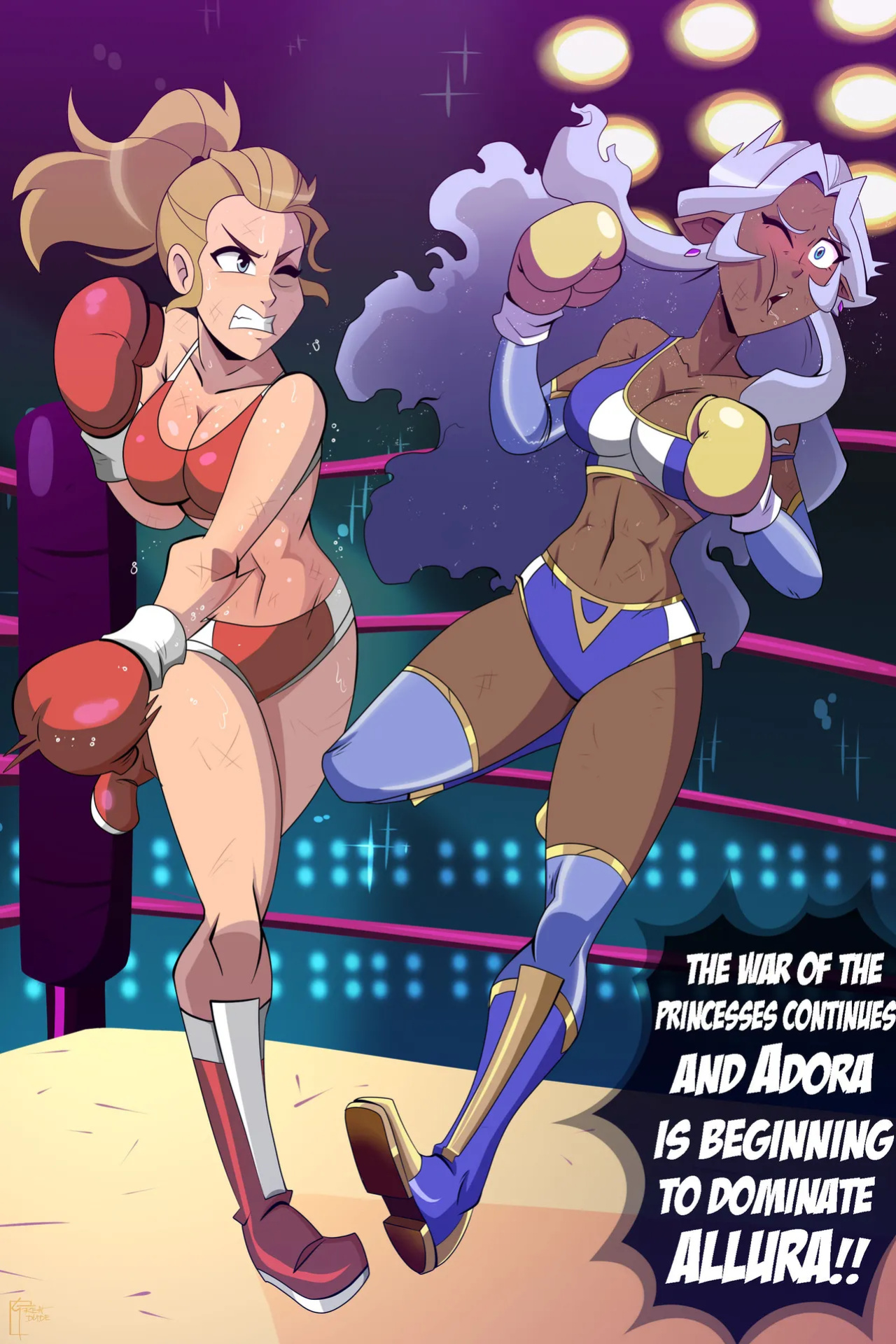 [DRAKE-HERNANDEZ] Adora vs Allura (She-Ra and the Princesses of Power // Voltron: Legendary Defender)