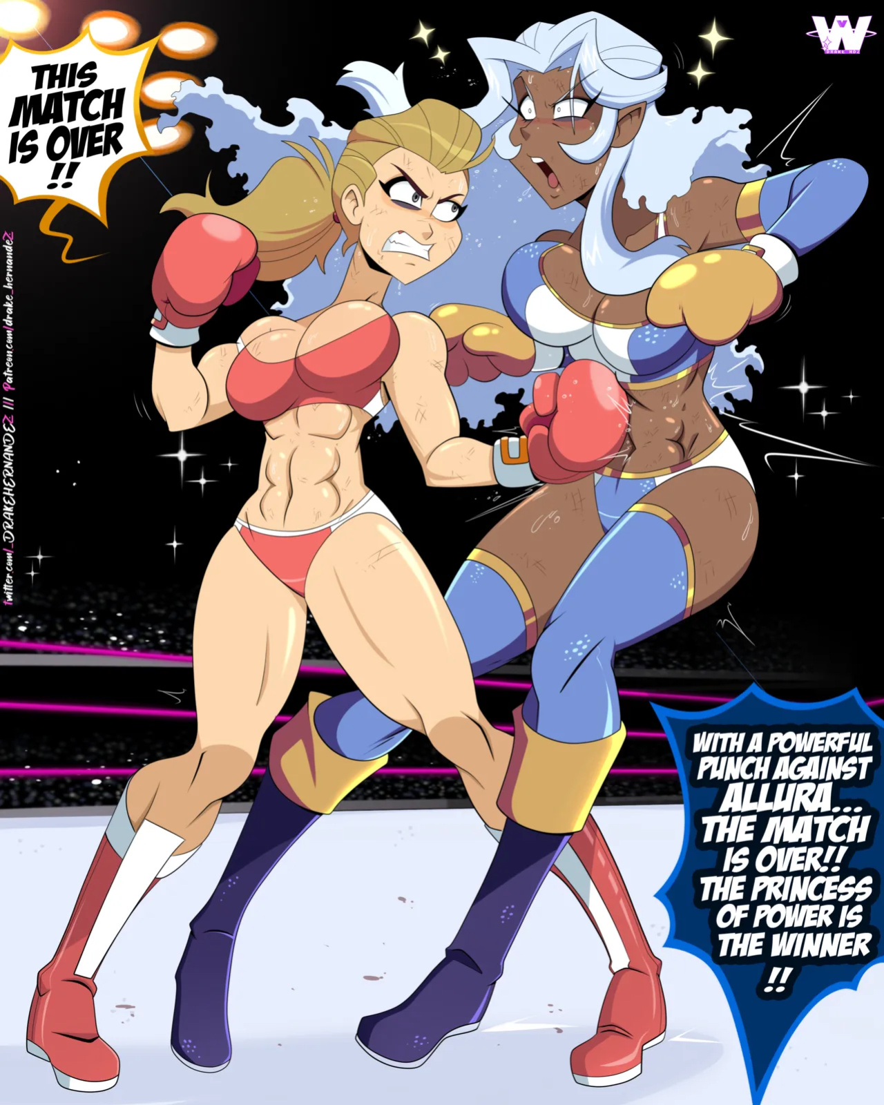 [DRAKE-HERNANDEZ] Adora vs Allura (She-Ra and the Princesses of Power // Voltron: Legendary Defender)