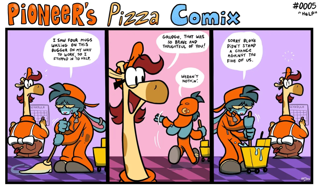 [ENFman] Pioneer's Pizza Comix